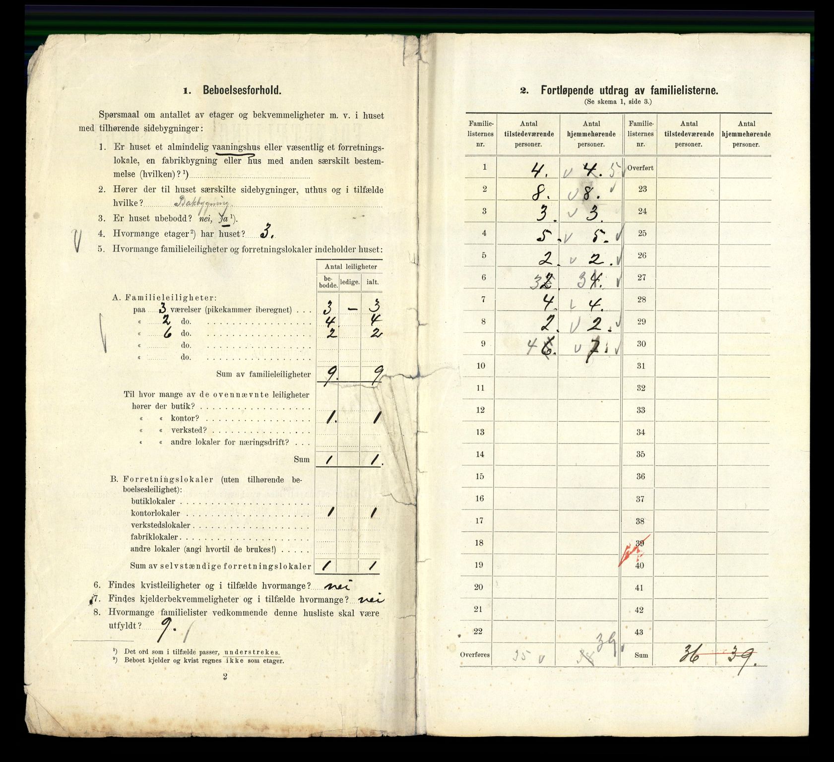 RA, 1910 census for Kristiania, 1910, p. 96456