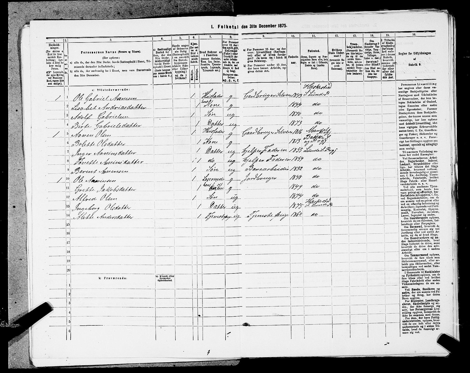 SAST, 1875 census for 1112P Lund, 1875, p. 906