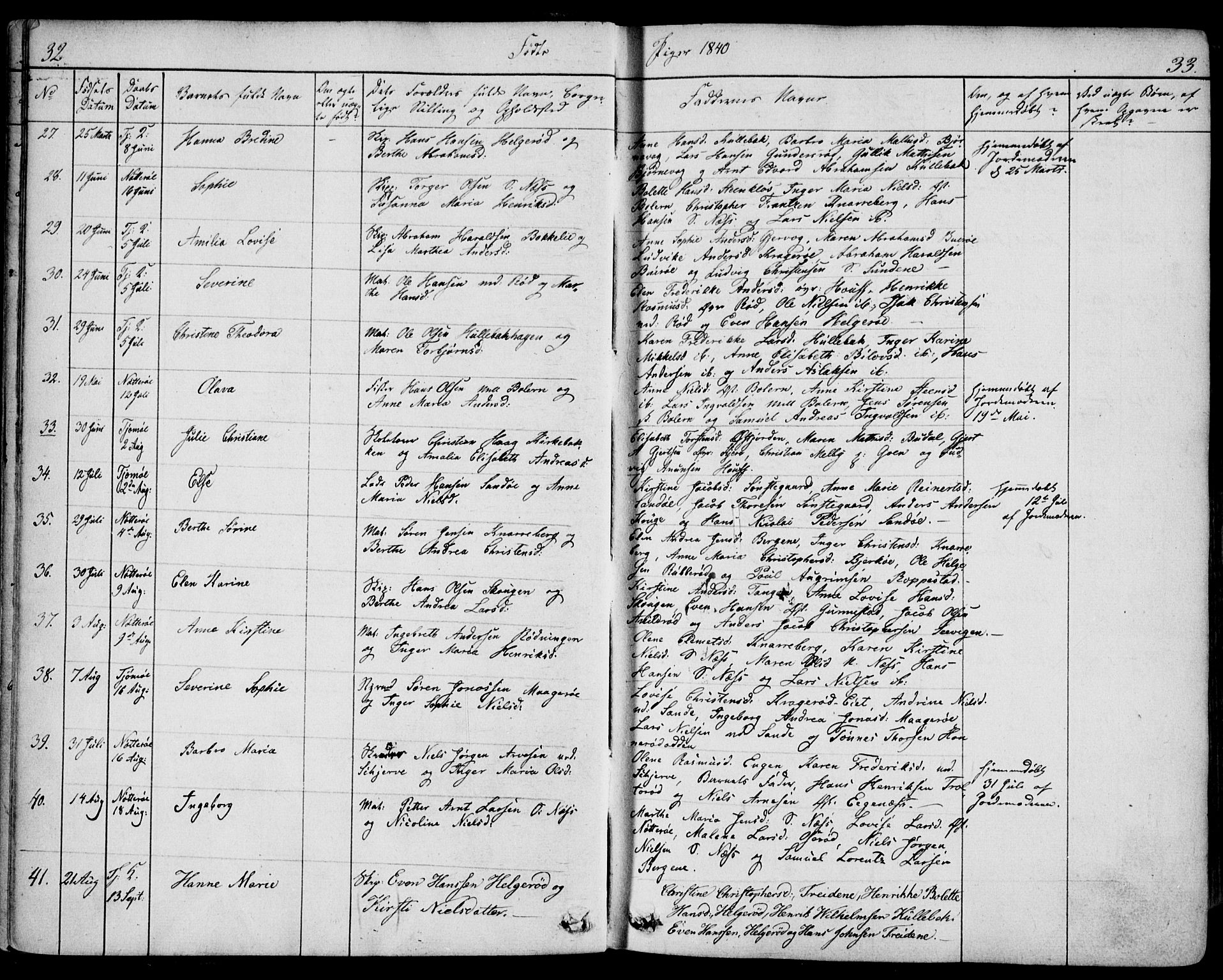 Nøtterøy kirkebøker, AV/SAKO-A-354/F/Fa/L0005: Parish register (official) no. I 5, 1839-1852, p. 32-33