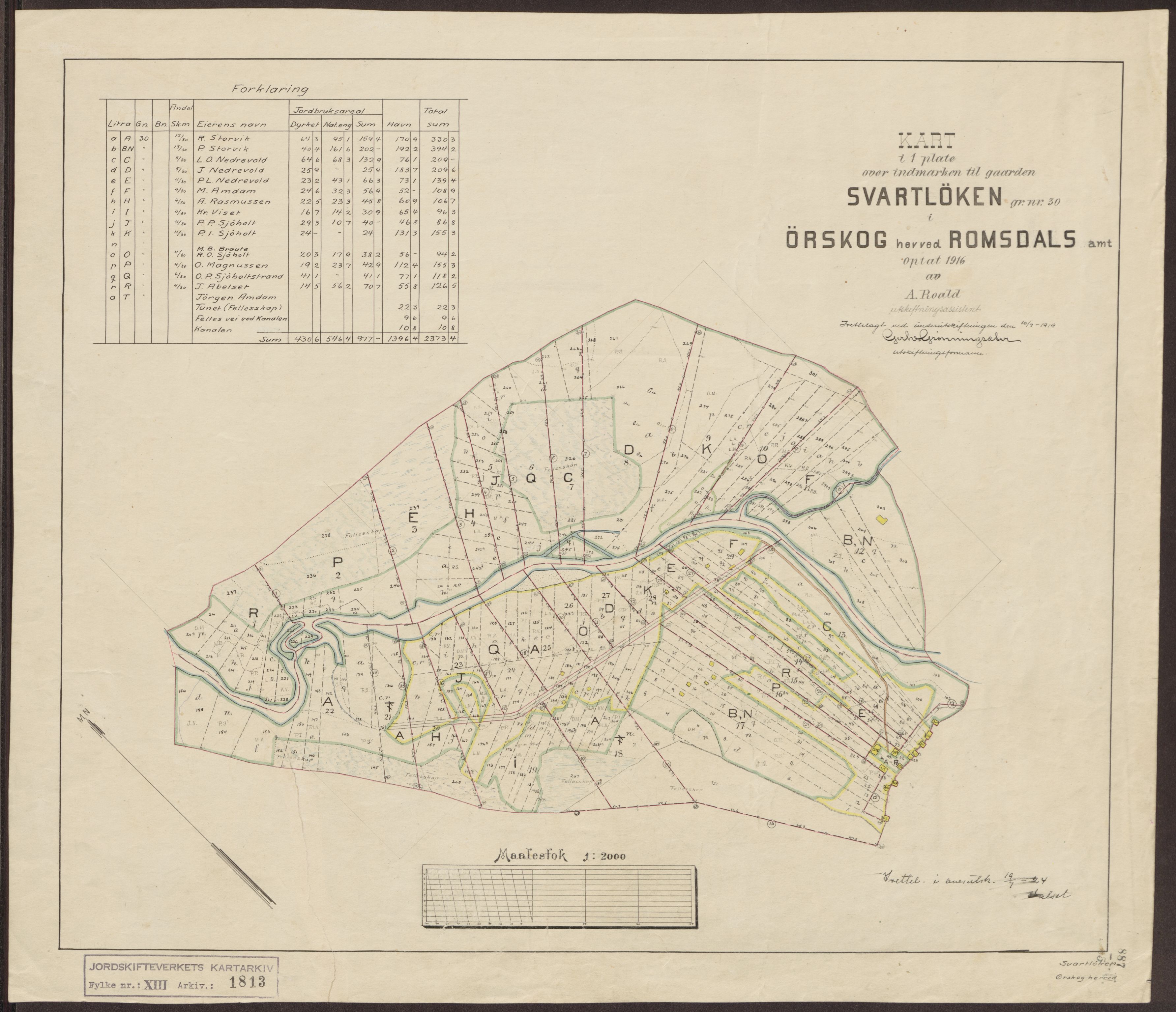 Jordskifteverkets kartarkiv, RA/S-3929/T, 1859-1988, p. 2173