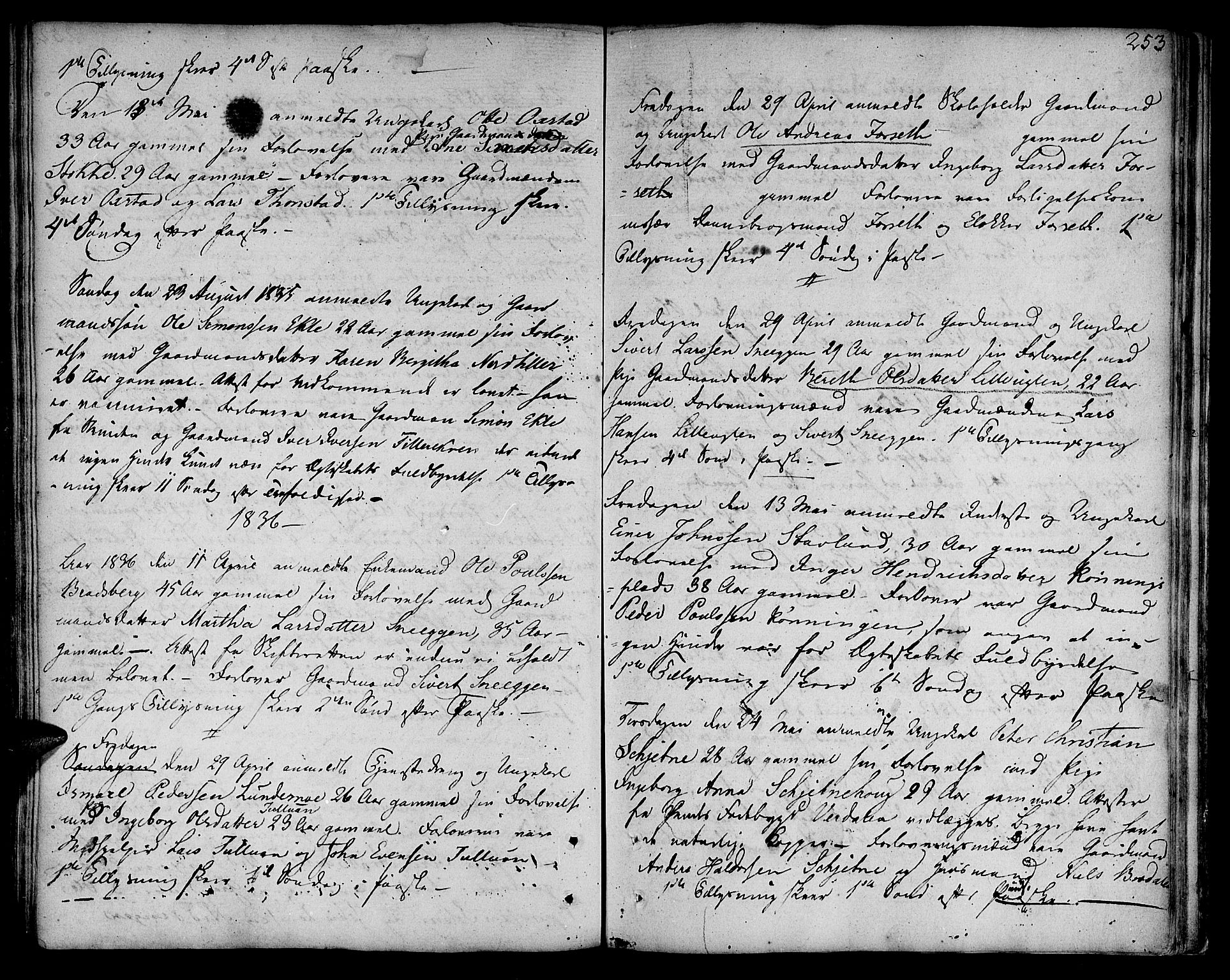 Ministerialprotokoller, klokkerbøker og fødselsregistre - Sør-Trøndelag, SAT/A-1456/618/L0438: Parish register (official) no. 618A03, 1783-1815, p. 253