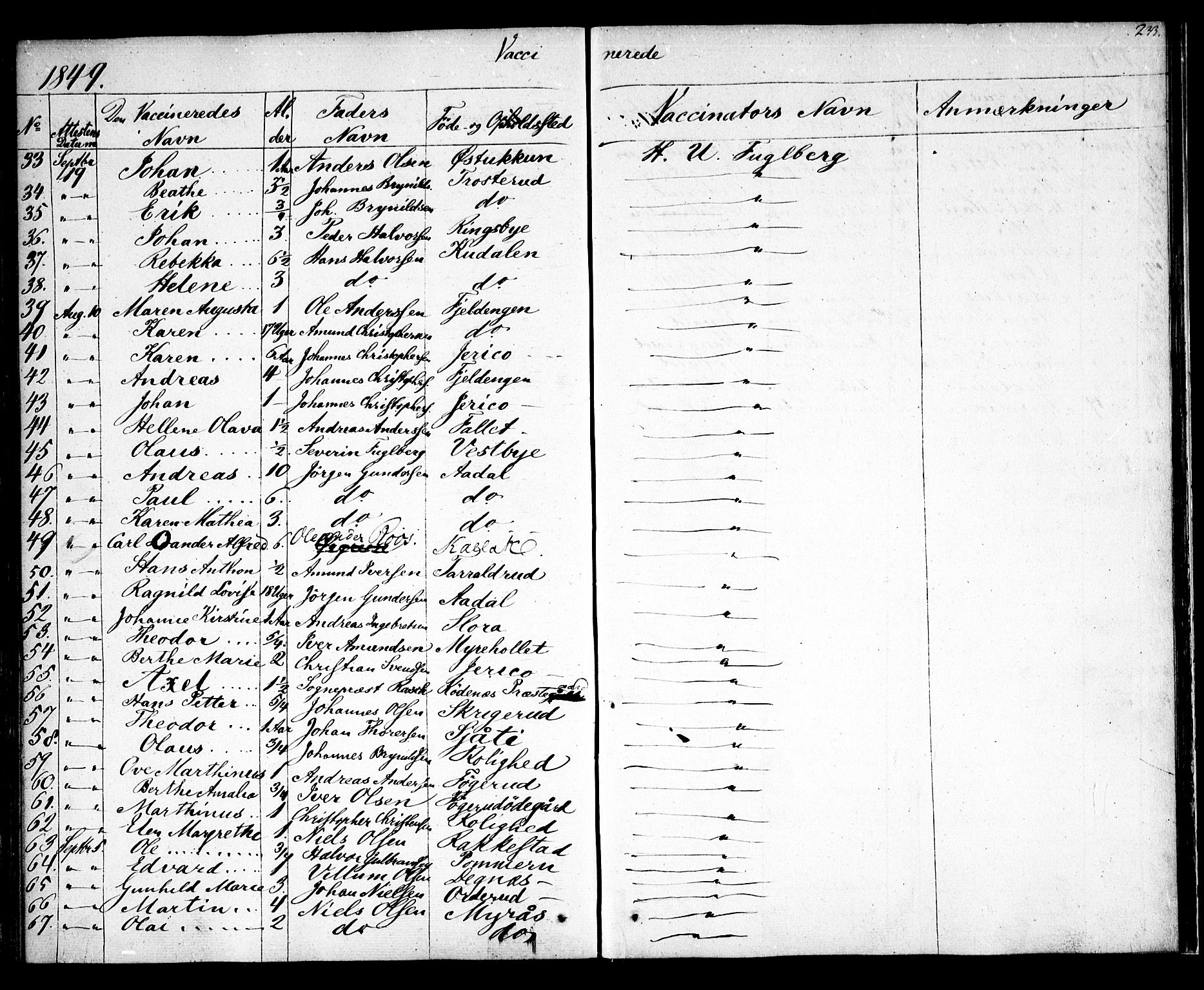 Rødenes prestekontor Kirkebøker, AV/SAO-A-2005/F/Fa/L0005: Parish register (official) no. I 5, 1838-1849, p. 233