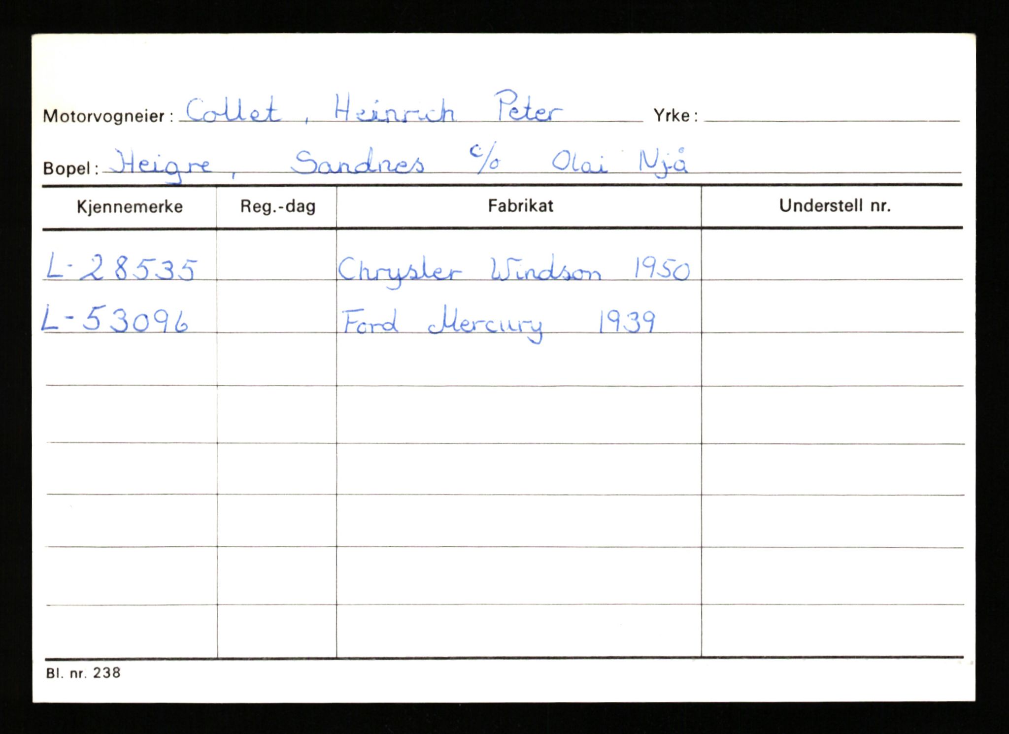 Stavanger trafikkstasjon, AV/SAST-A-101942/0/H/L0005: Bue - Dahlstrøm, 1930-1971, p. 2215