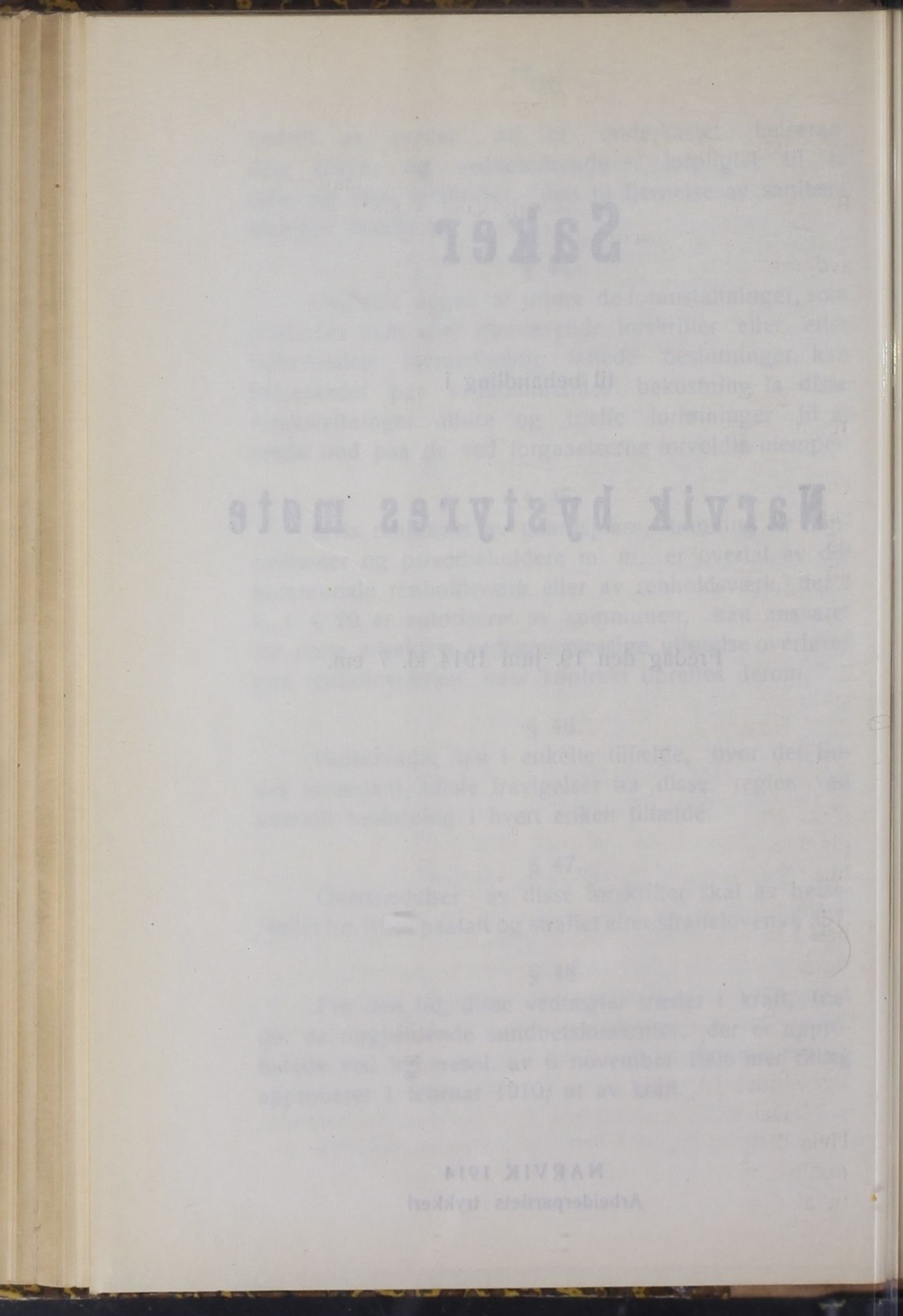 Narvik kommune. Formannskap , AIN/K-18050.150/A/Ab/L0004: Møtebok, 1914