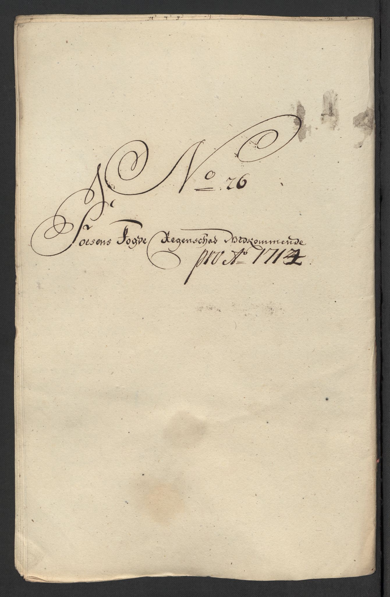 Rentekammeret inntil 1814, Reviderte regnskaper, Fogderegnskap, AV/RA-EA-4092/R57/L3862: Fogderegnskap Fosen, 1714, p. 182