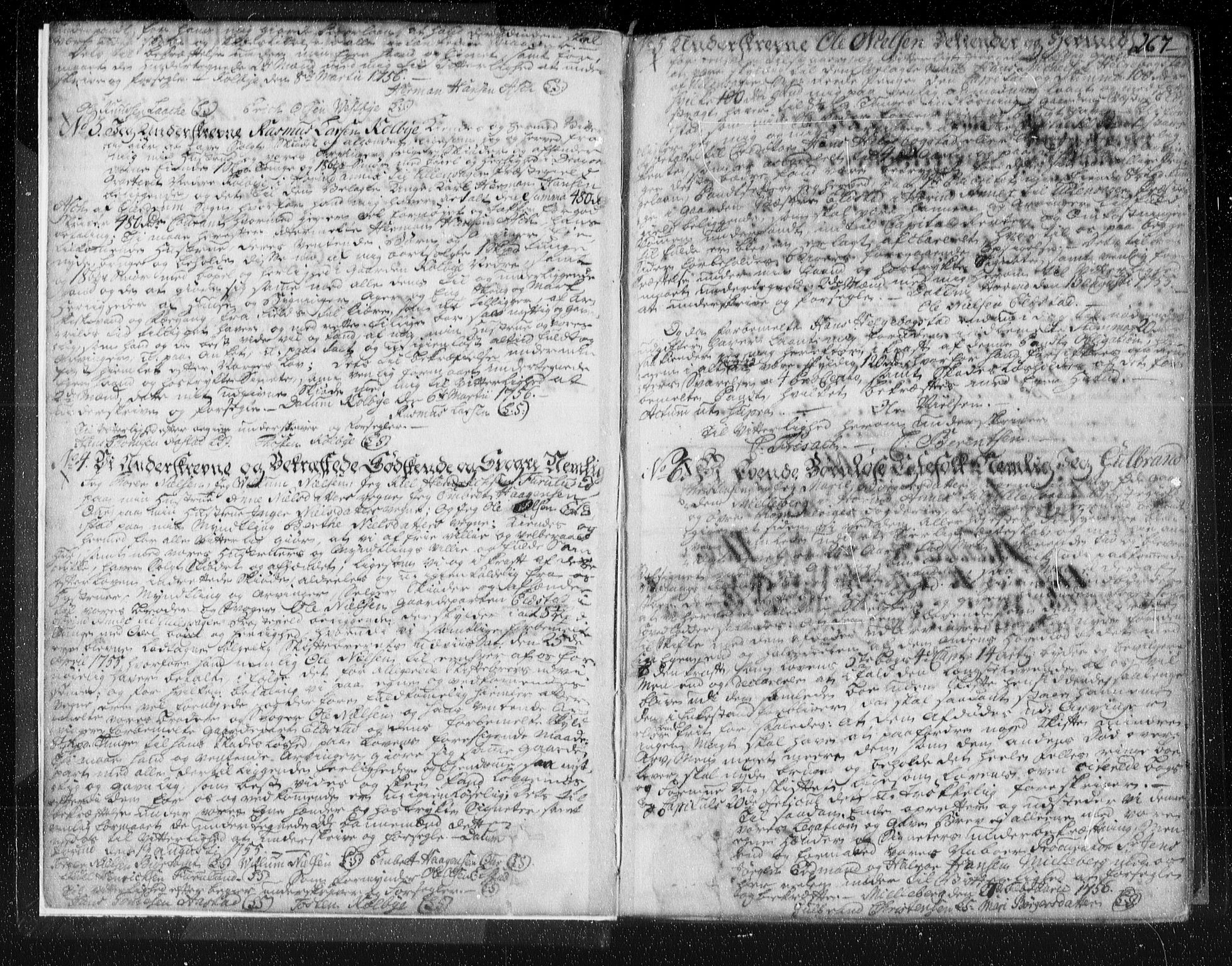 Øvre Romerike sorenskriveri, SAO/A-10649/G/Gb/L0001b: Mortgage book no. 1b, 1756-1760, p. 267