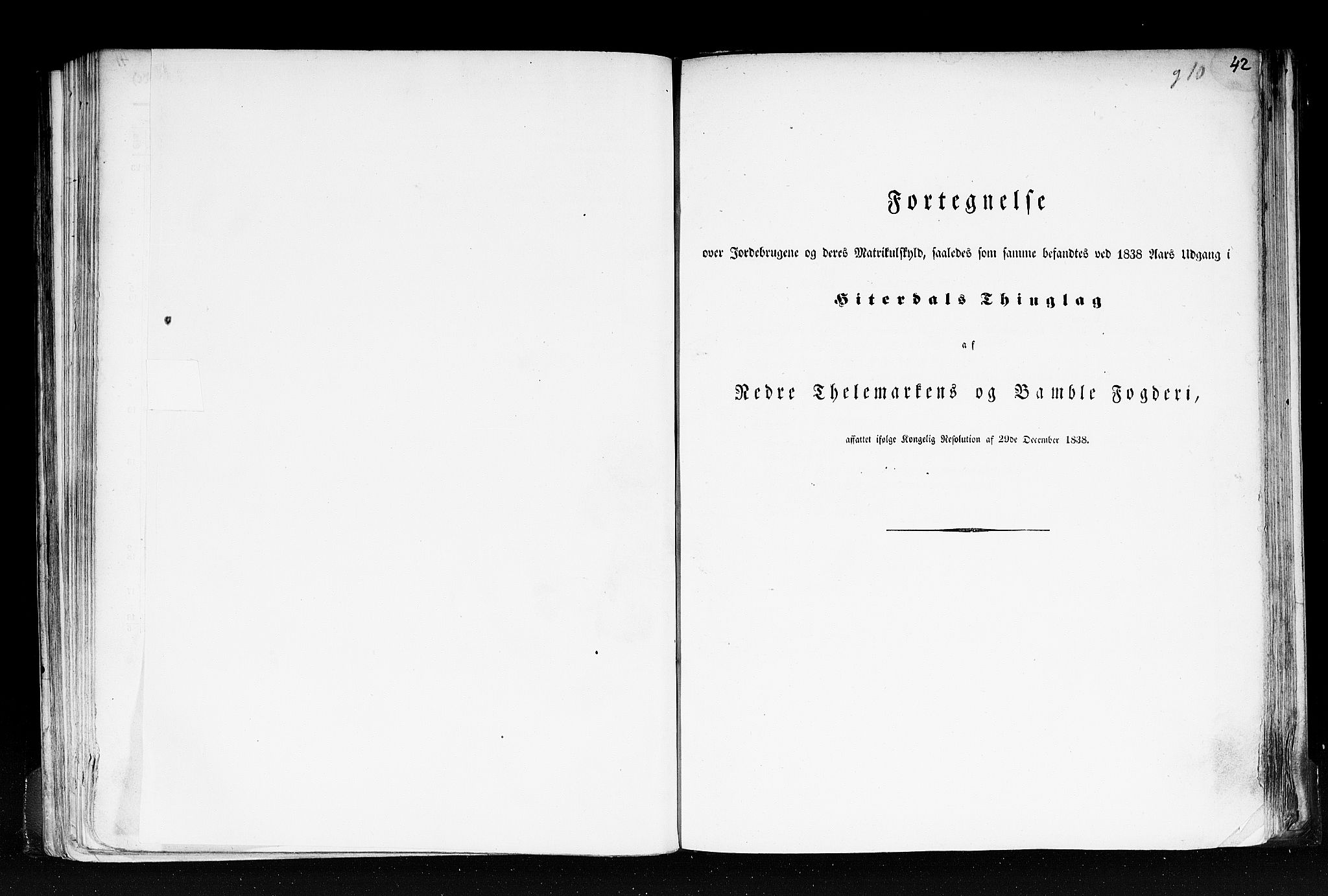 Rygh, RA/PA-0034/F/Fb/L0007: Matrikkelen for 1838 - Bratsberg amt (Telemark fylke), 1838, p. 42b