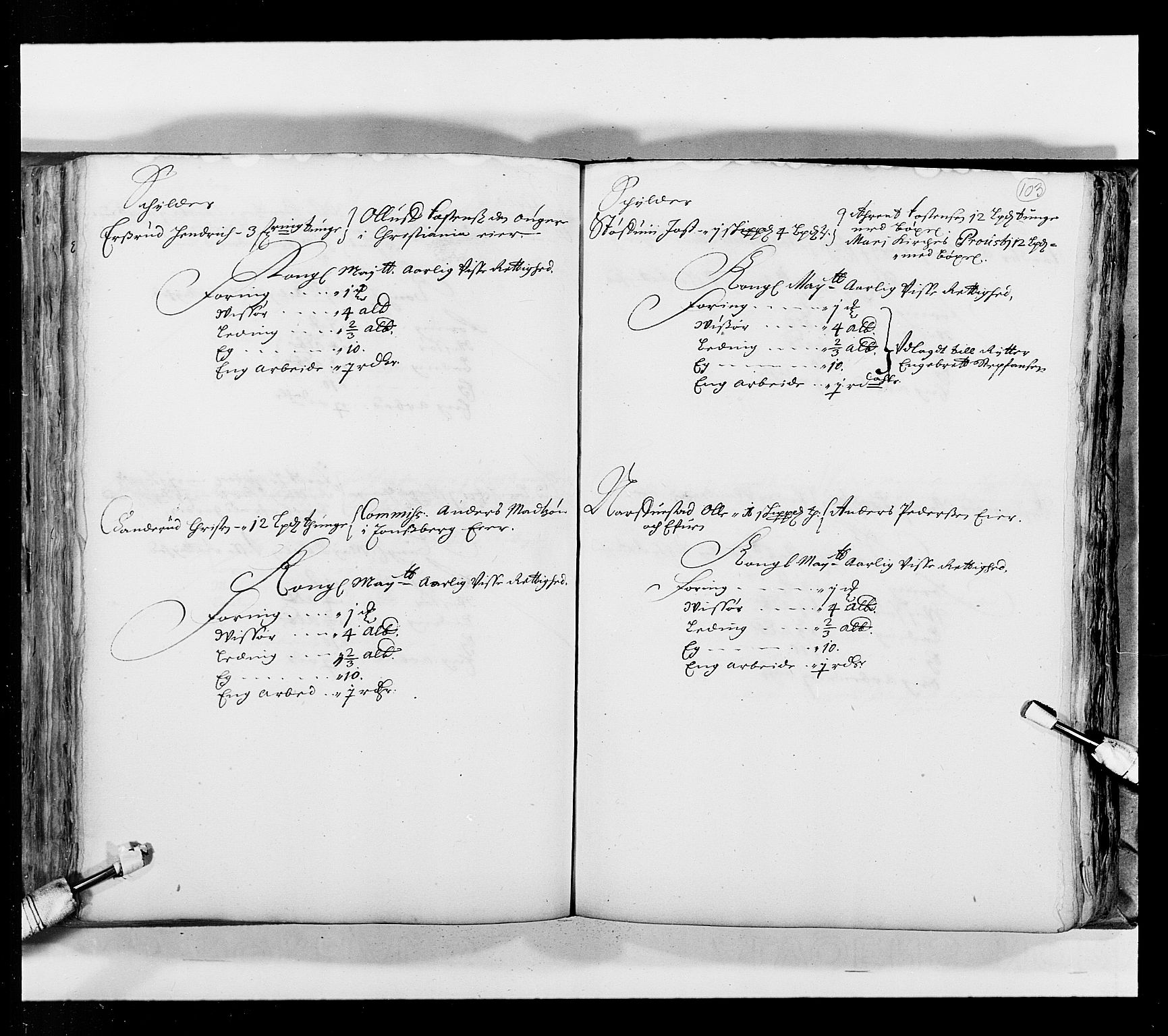 Stattholderembetet 1572-1771, AV/RA-EA-2870/Ek/L0033a/0001: Jordebøker 1662-1720: / Matrikkel for Nedre Romerike, 1670, p. 102b-103a