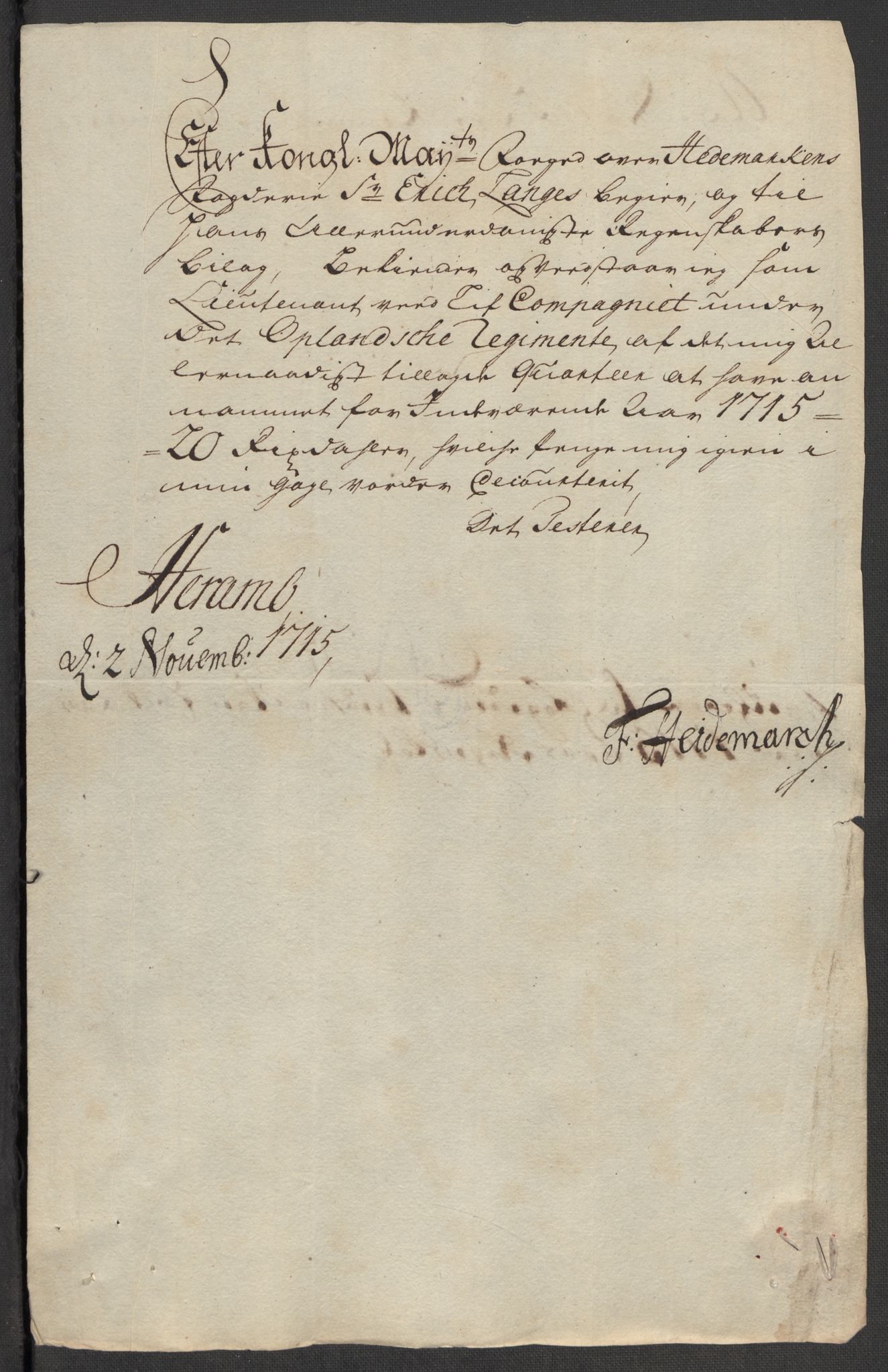 Rentekammeret inntil 1814, Reviderte regnskaper, Fogderegnskap, AV/RA-EA-4092/R16/L1053: Fogderegnskap Hedmark, 1715, p. 373