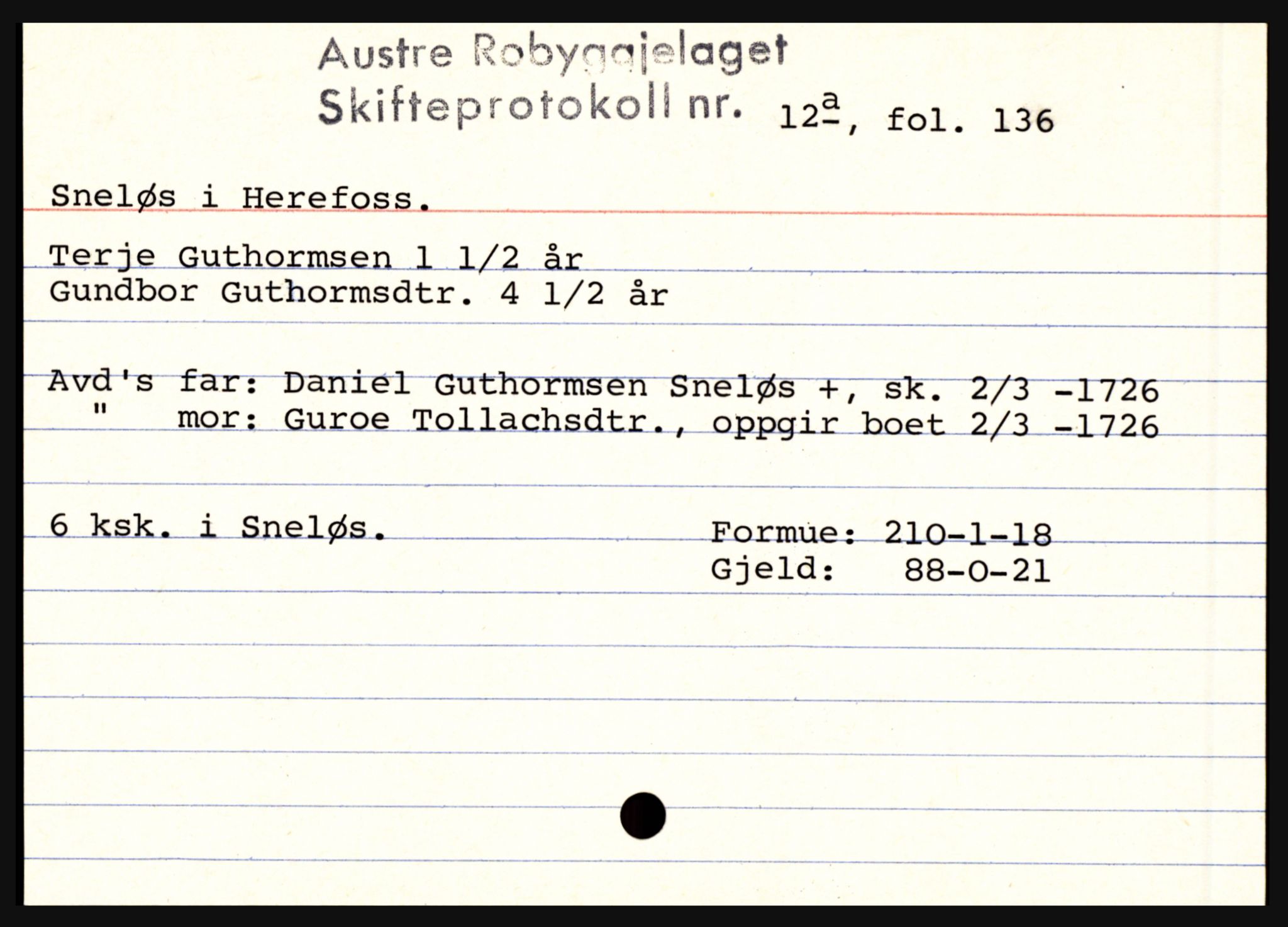 Østre Råbyggelag sorenskriveri, AV/SAK-1221-0016/H, p. 12863