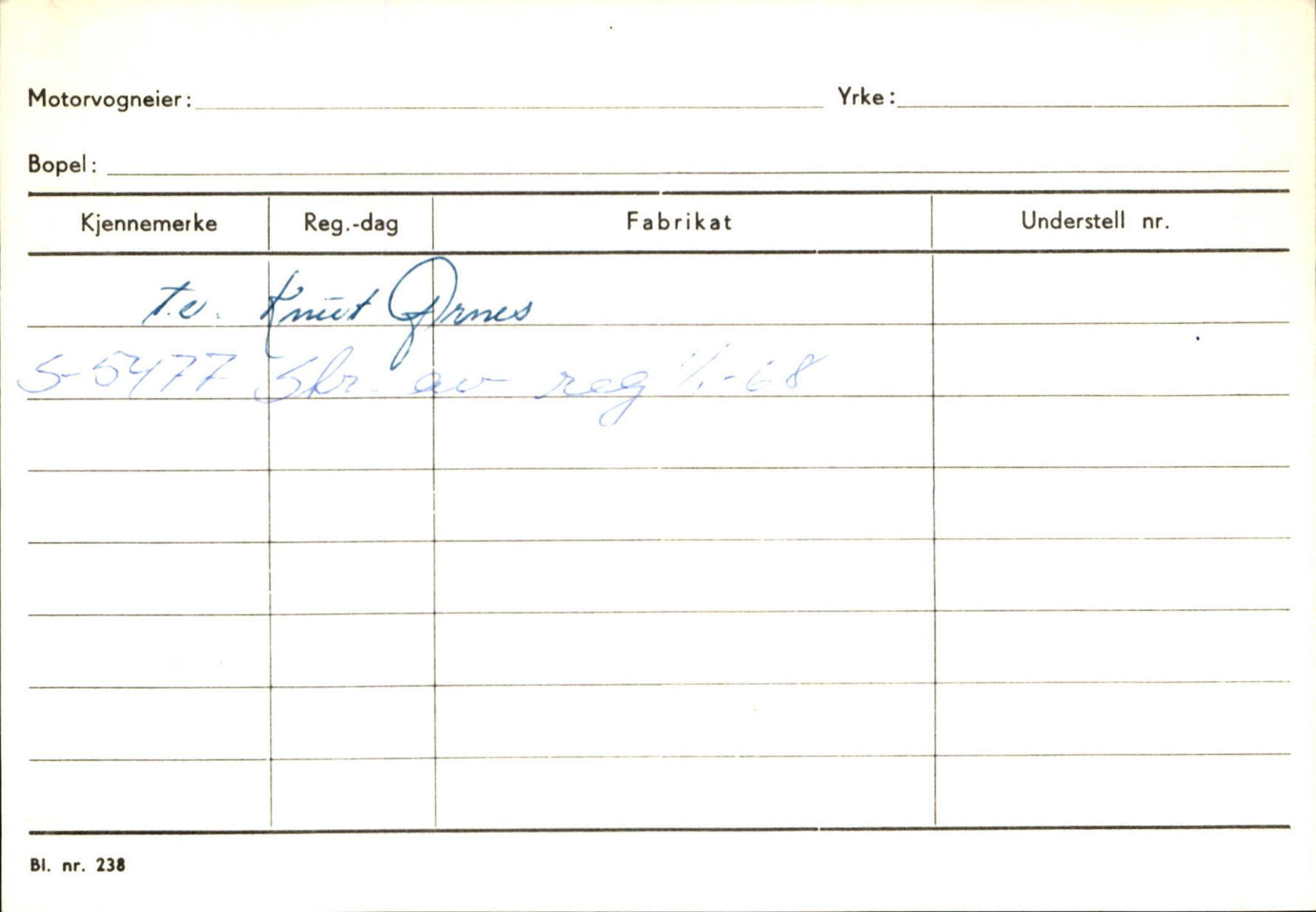 Statens vegvesen, Sogn og Fjordane vegkontor, AV/SAB-A-5301/4/F/L0125: Eigarregister Sogndal V-Å. Aurland A-Å. Fjaler A-N, 1945-1975, p. 247