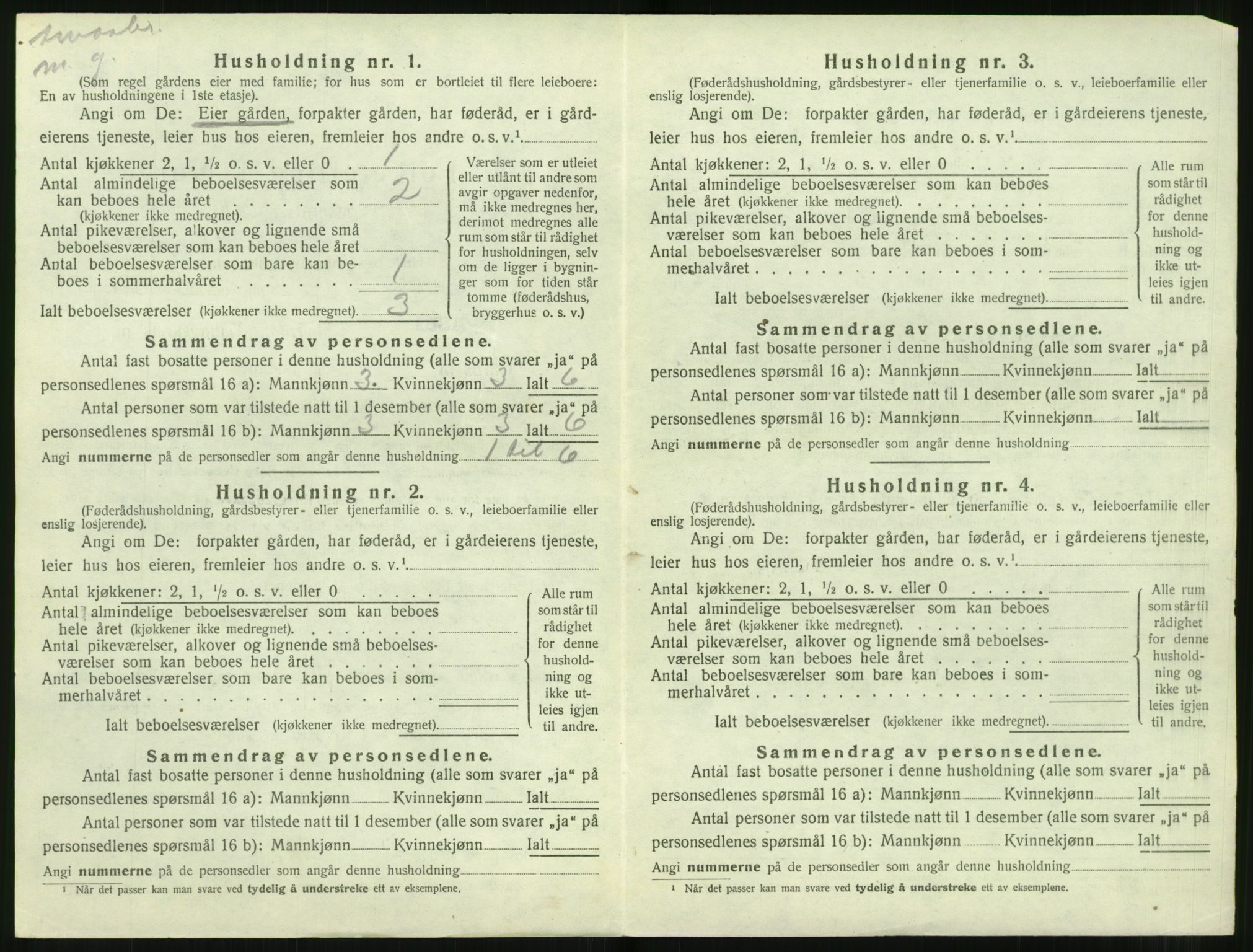 SAT, 1920 census for Ørsta, 1920, p. 833