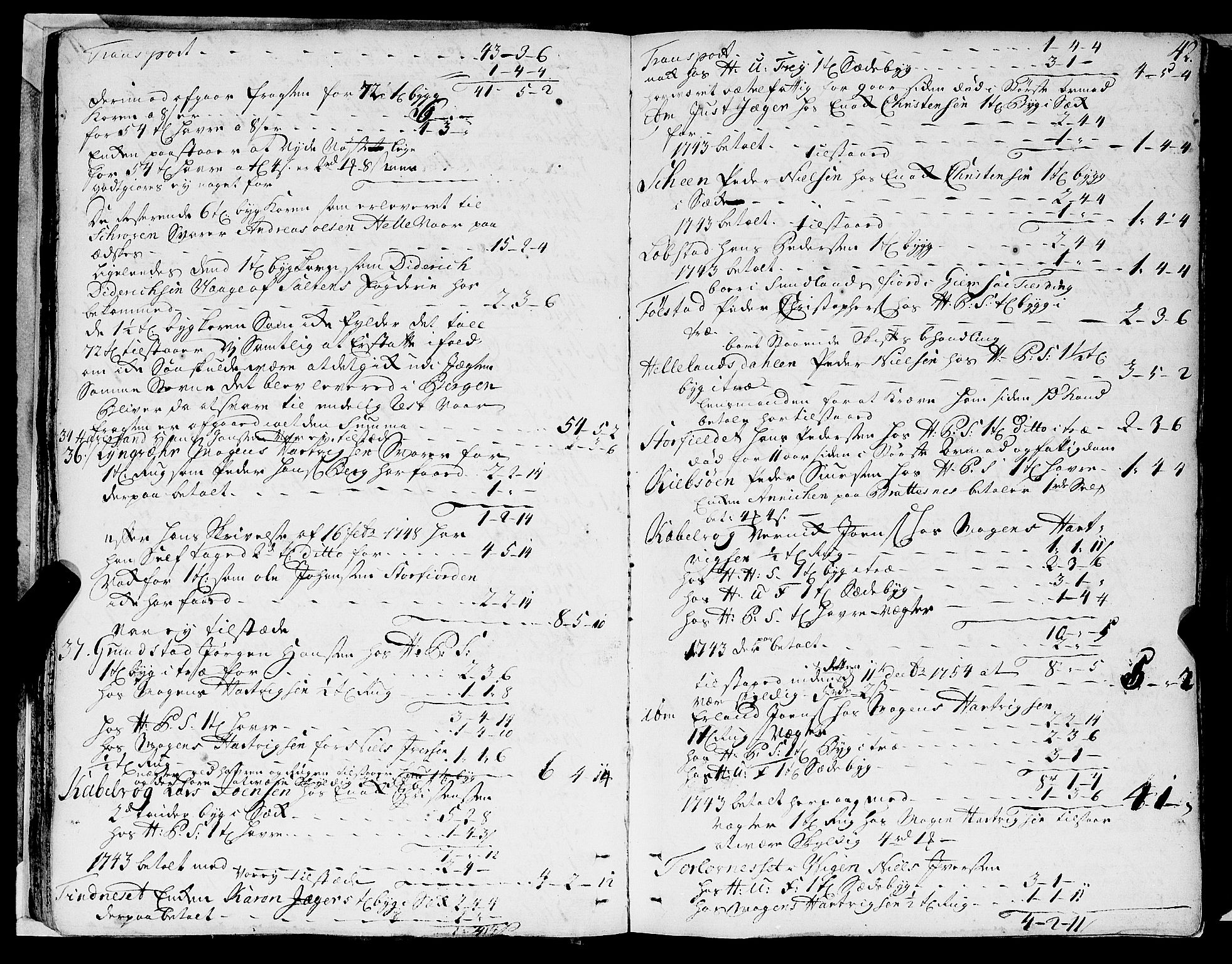 Lofoten sorenskriveri, SAT/A-0017/1/1/1A/L0006: Tingbok, 1752-1767, p. 41