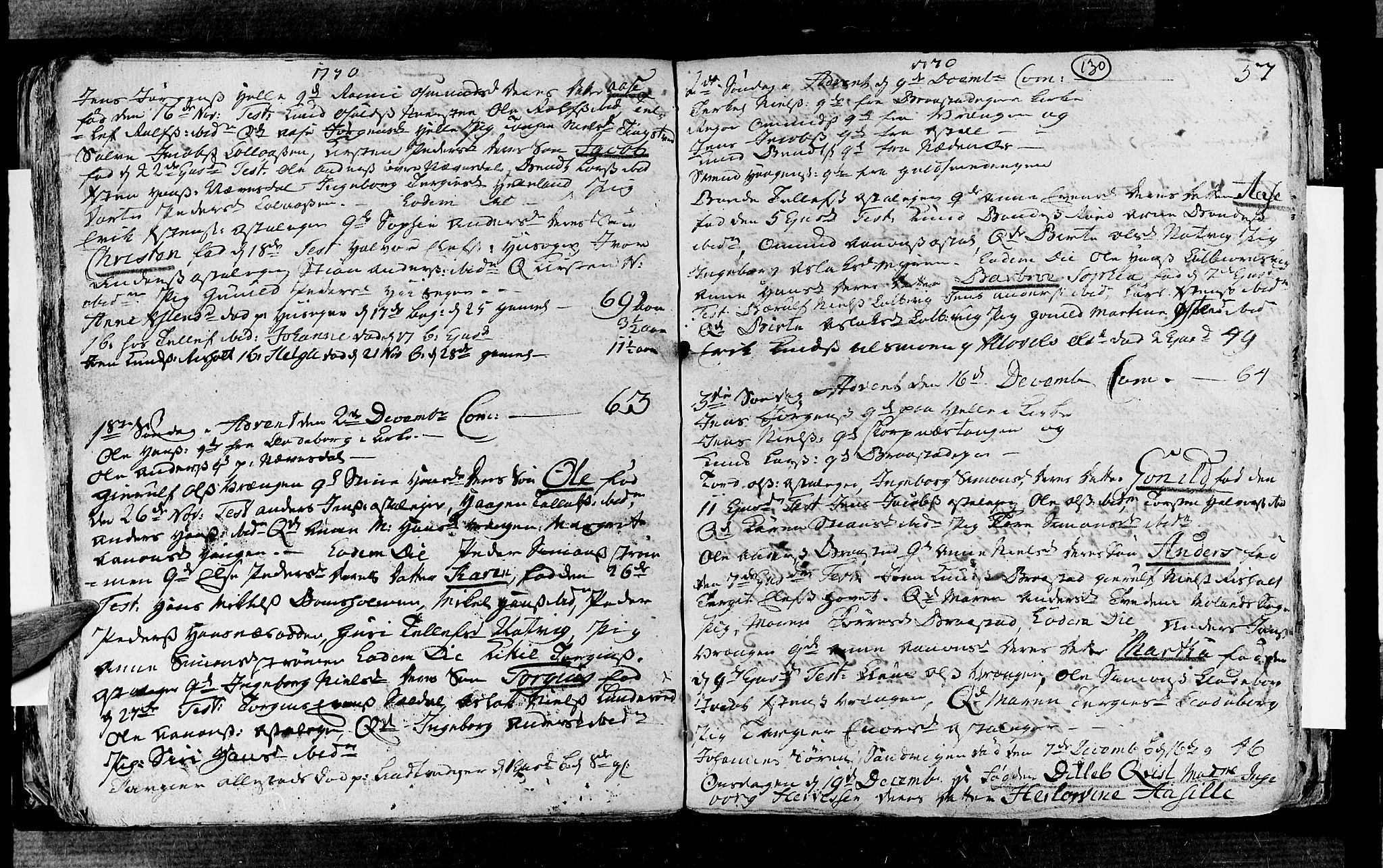 Øyestad sokneprestkontor, AV/SAK-1111-0049/F/Fa/L0006: Parish register (official) no. A 6, 1758-1776, p. 130