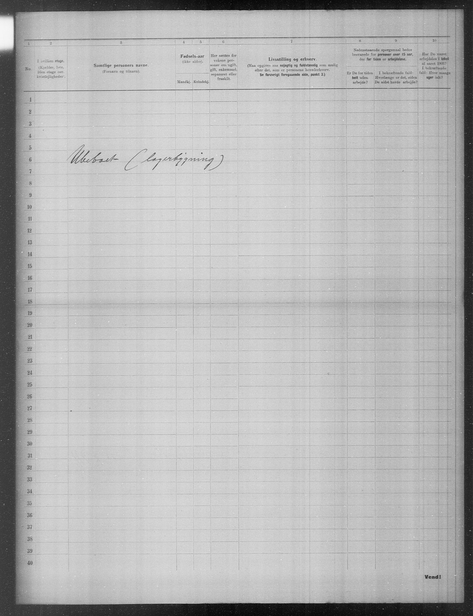 OBA, Municipal Census 1903 for Kristiania, 1903, p. 16259