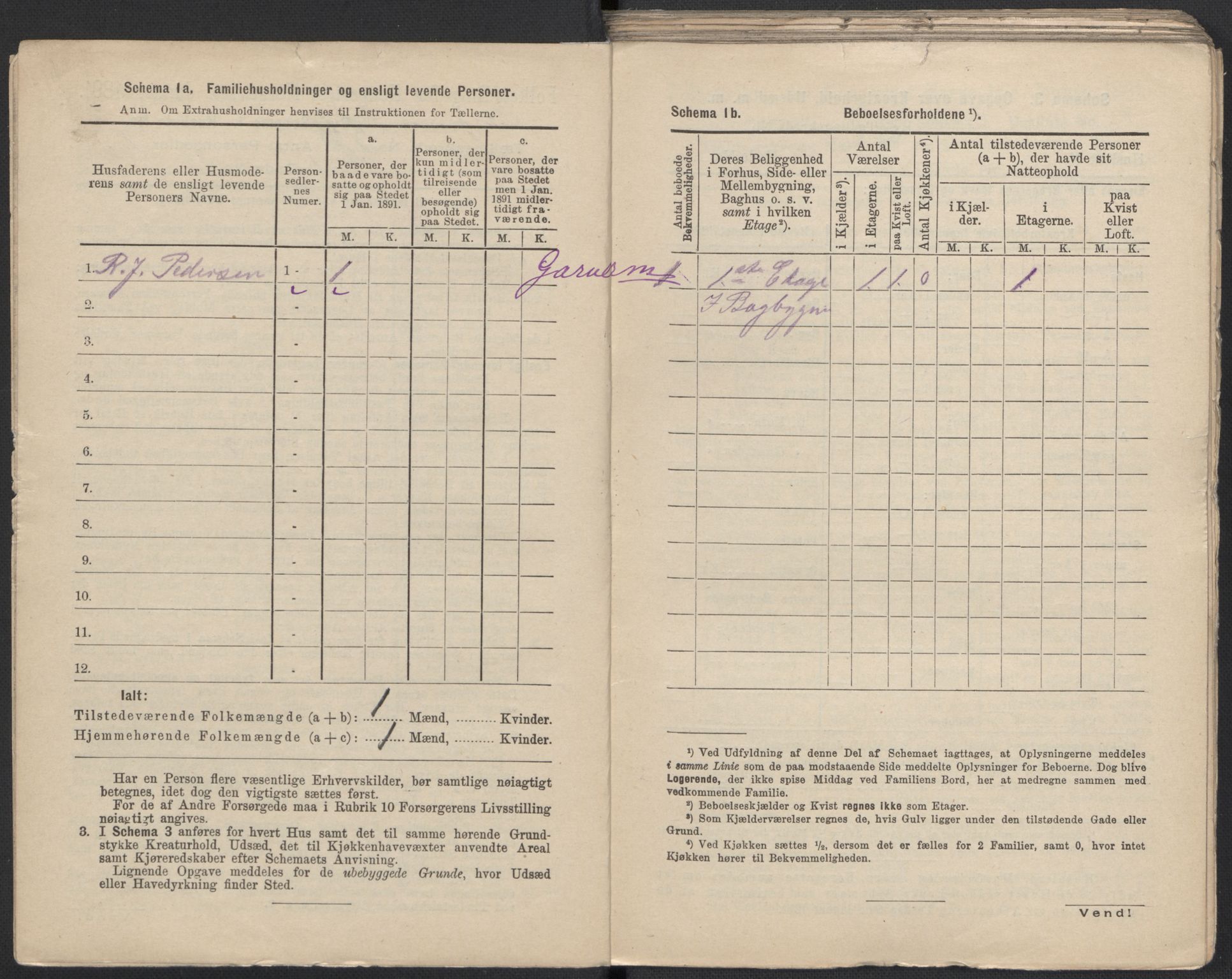 RA, 1891 Census for 1301 Bergen, 1891, p. 5786