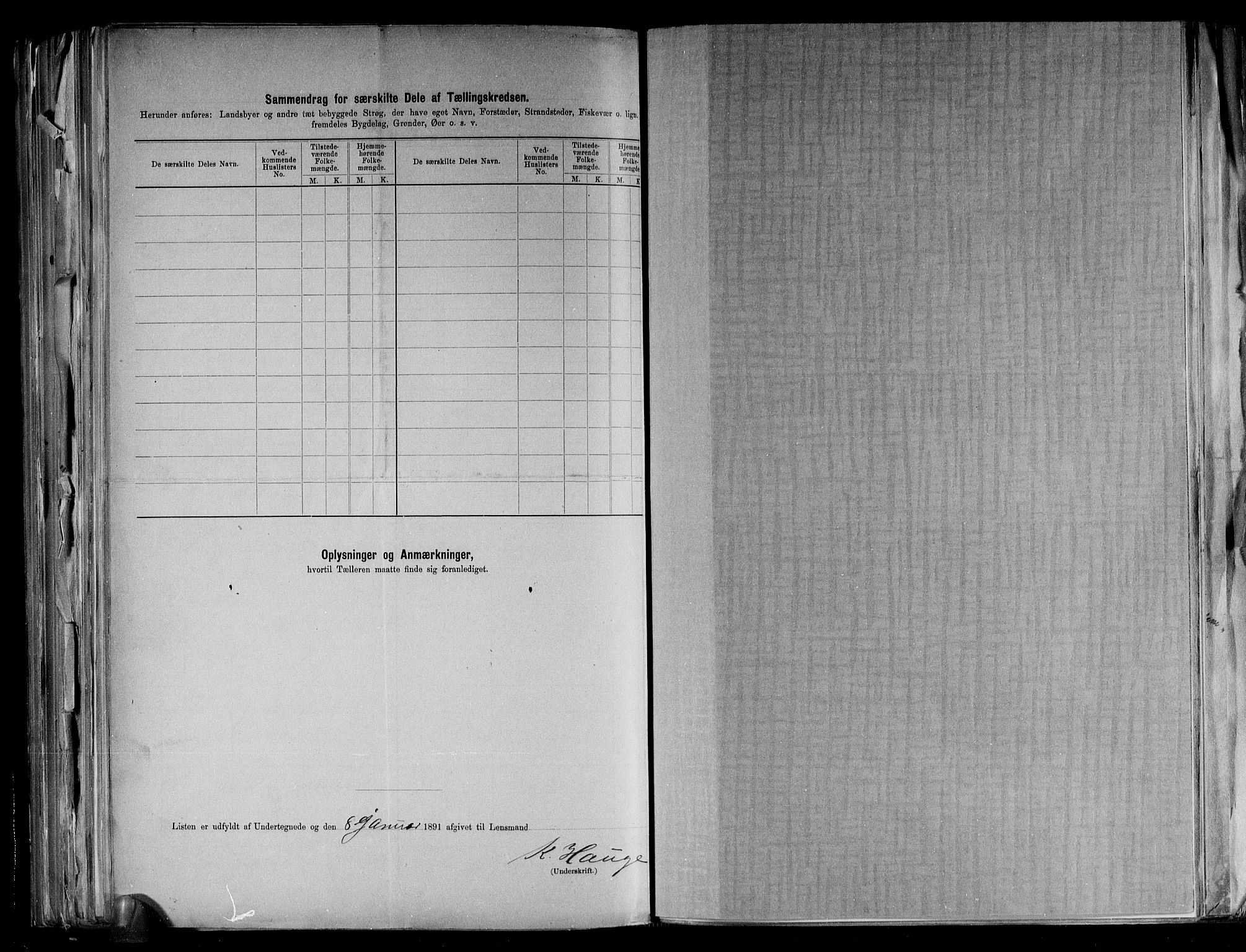 RA, 1891 census for 0919 Froland, 1891, p. 18