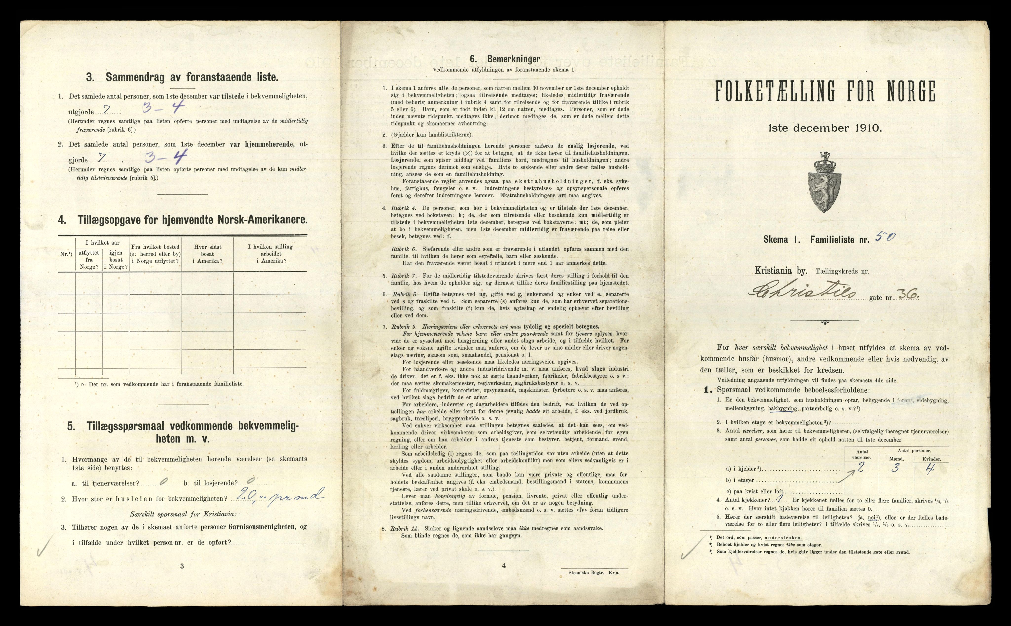 RA, 1910 census for Kristiania, 1910, p. 13239