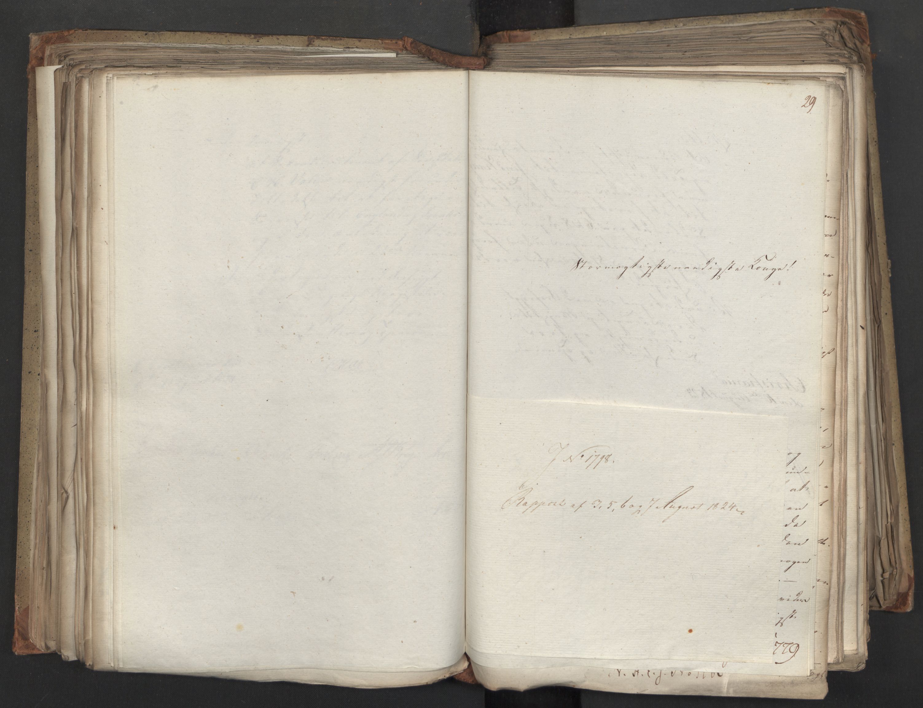 Statsrådsavdelingen i Stockholm, AV/RA-S-1003/D/Da/L0039: Regjeringsinnstillinger nr. 1661-1946, 1824, p. 284
