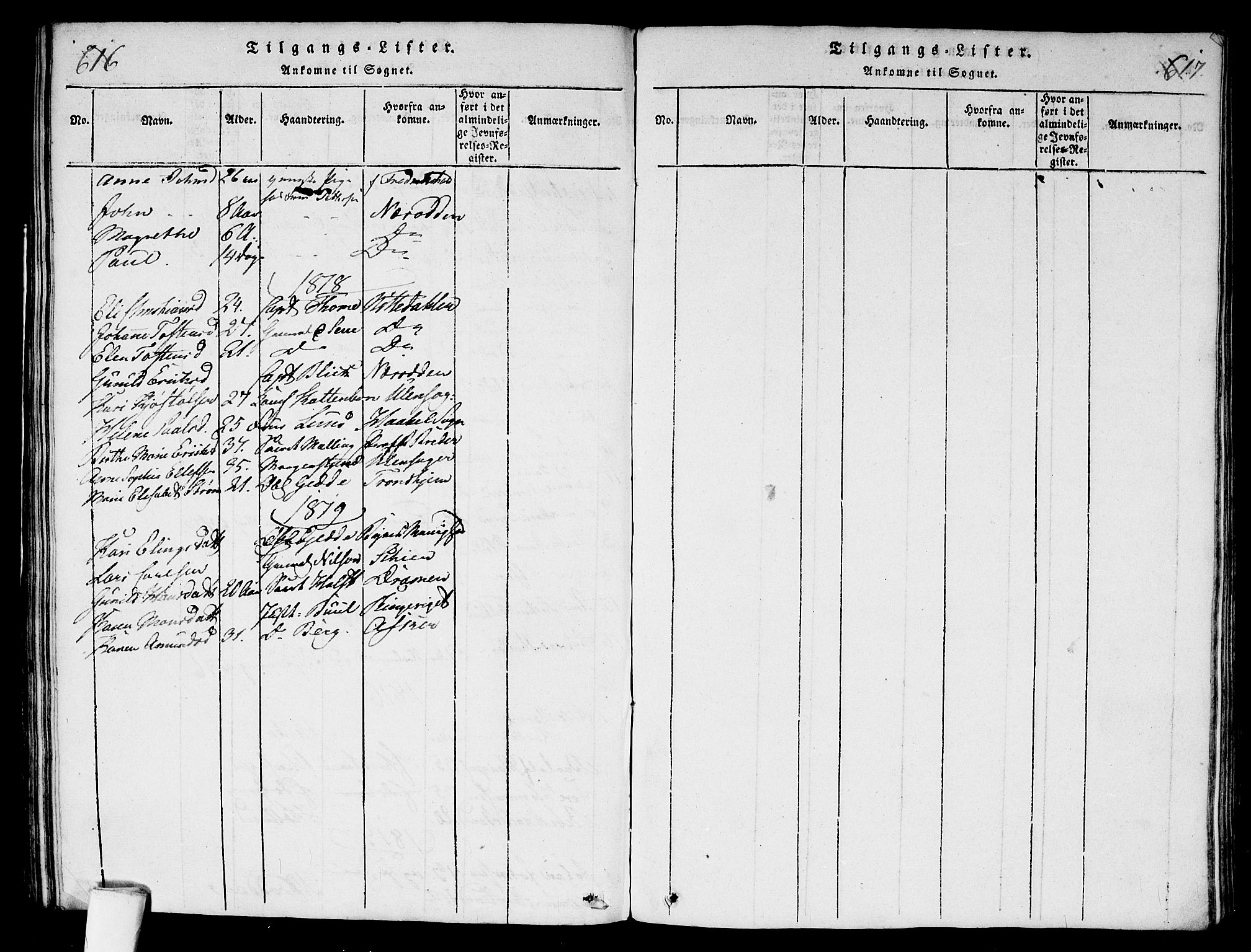 Garnisonsmenigheten Kirkebøker, SAO/A-10846/G/Ga/L0003: Parish register (copy) no. 3, 1815-1819, p. 616-617