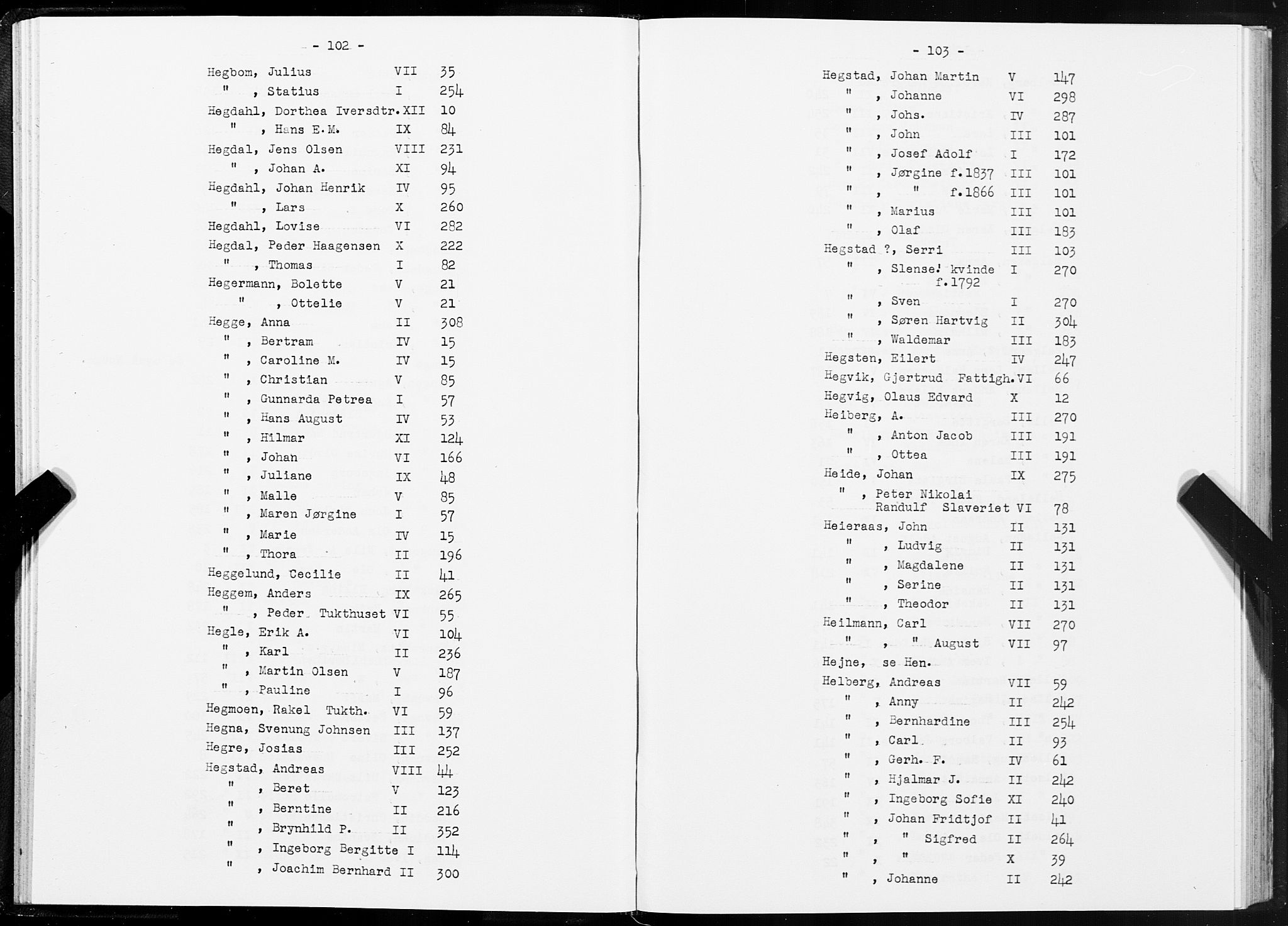 SAT, 1875 census for 1601 Trondheim, 1875, p. 102-103