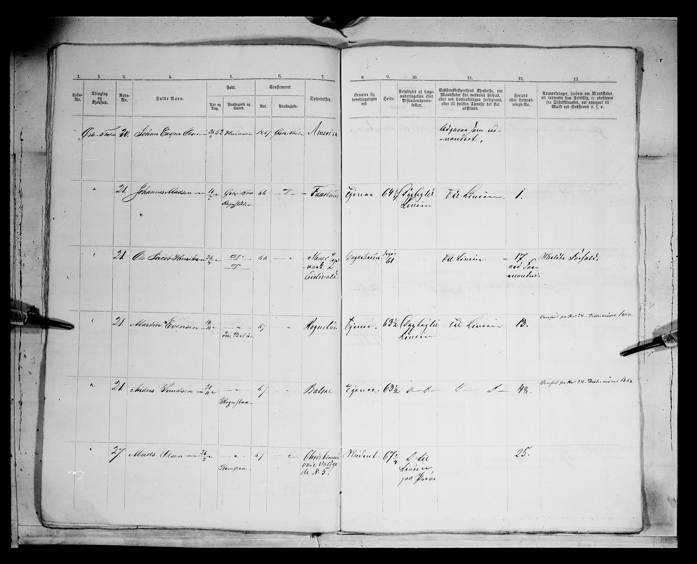 Fylkesmannen i Oppland, AV/SAH-FYO-002/1/K/Kg/L1168: Østre og Vestre Toten, 1871-1879, p. 8188