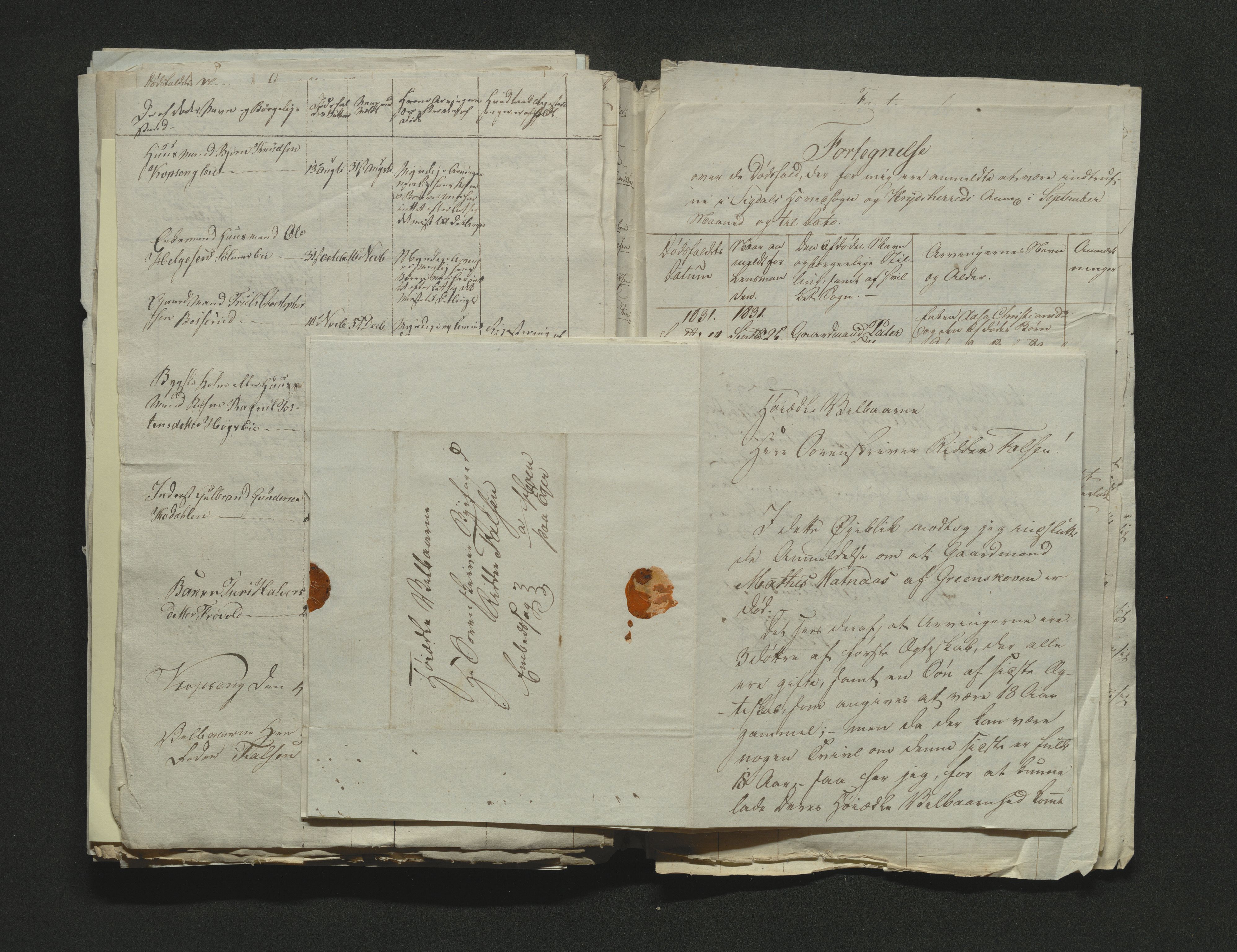 Eiker, Modum og Sigdal sorenskriveri, AV/SAKO-A-123/H/Ha/Hab/L0003: Dødsfallsmeldinger, 1830-1833