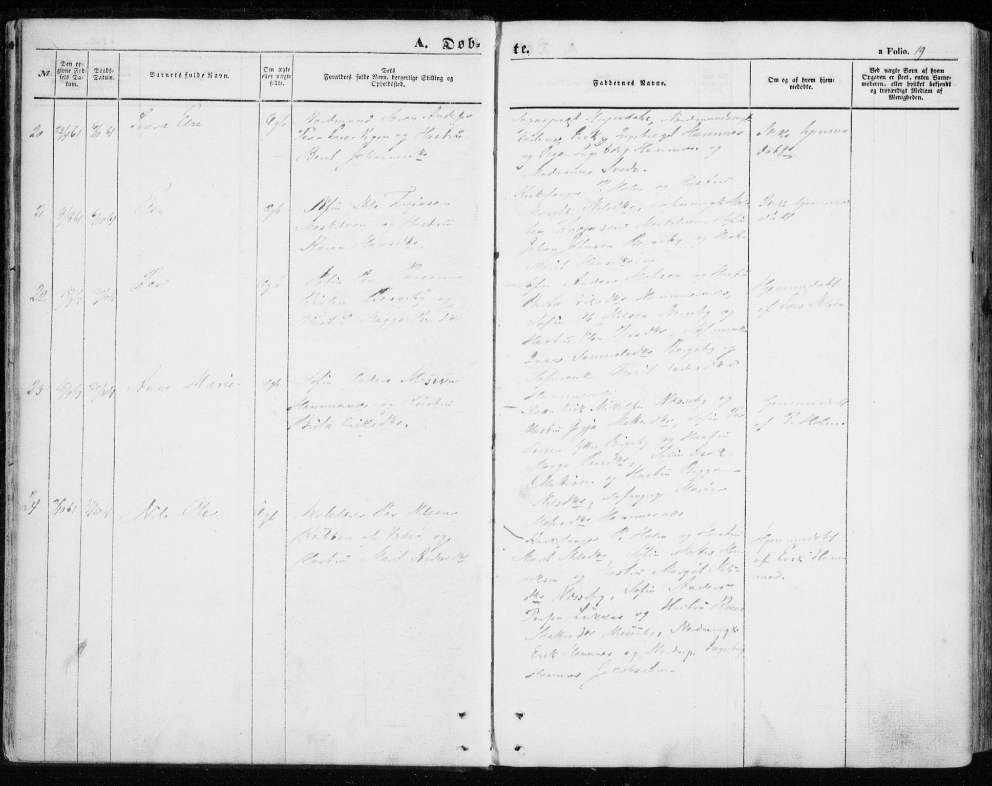 Nesseby sokneprestkontor, SATØ/S-1330/H/Ha/L0002kirke: Parish register (official) no. 2, 1856-1864, p. 19