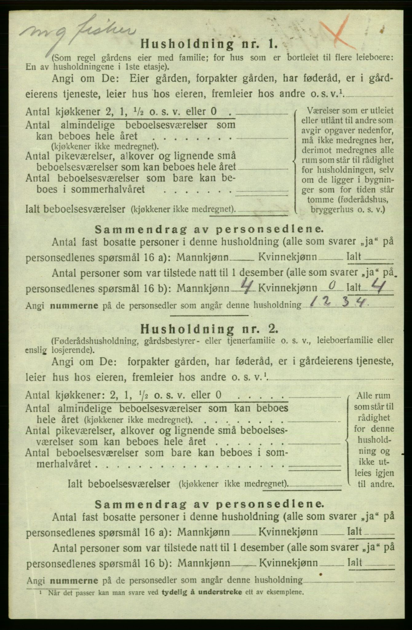 SAB, 1920 census for Askøy, 1920, p. 3365