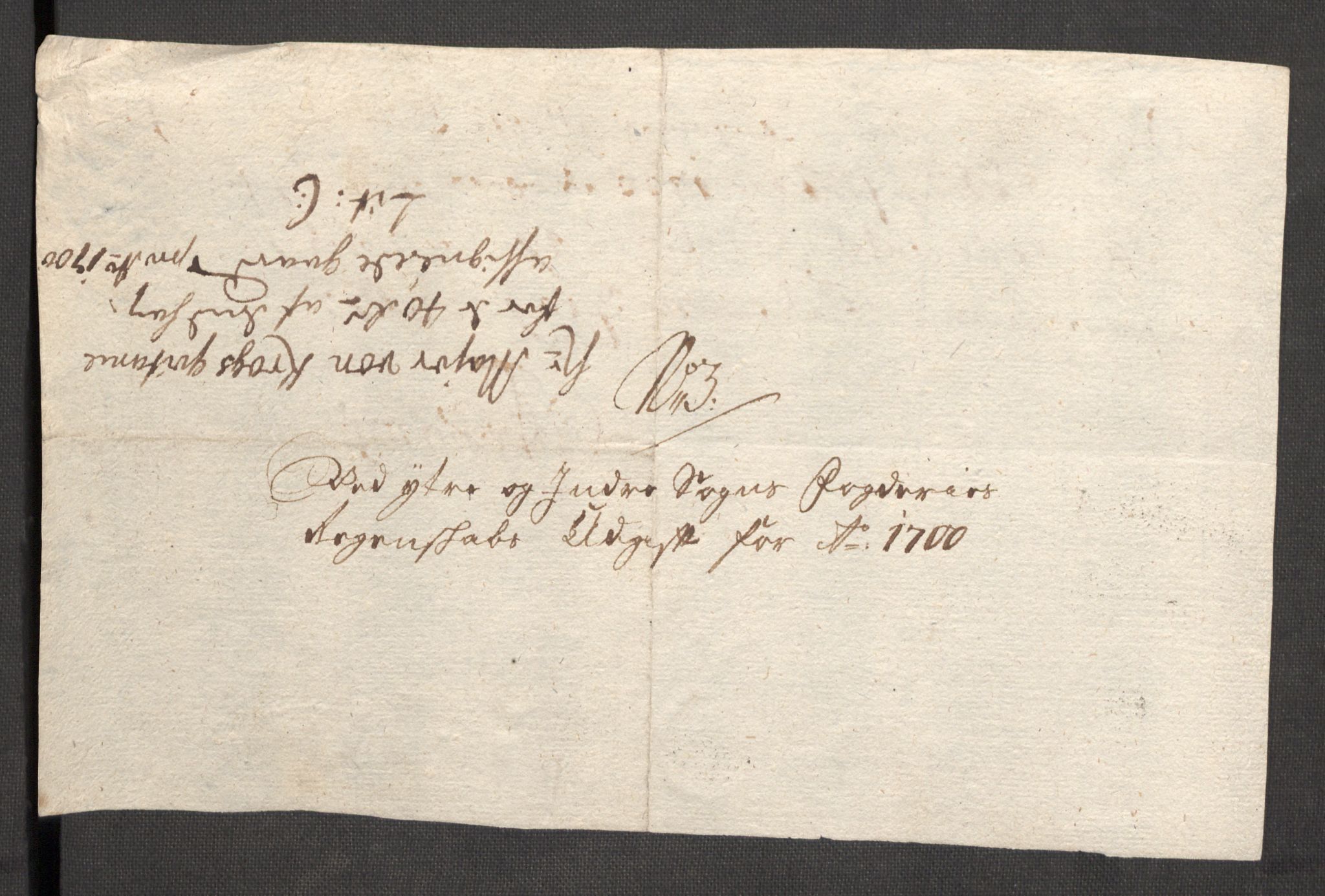 Rentekammeret inntil 1814, Reviderte regnskaper, Fogderegnskap, AV/RA-EA-4092/R52/L3311: Fogderegnskap Sogn, 1700-1701, p. 223