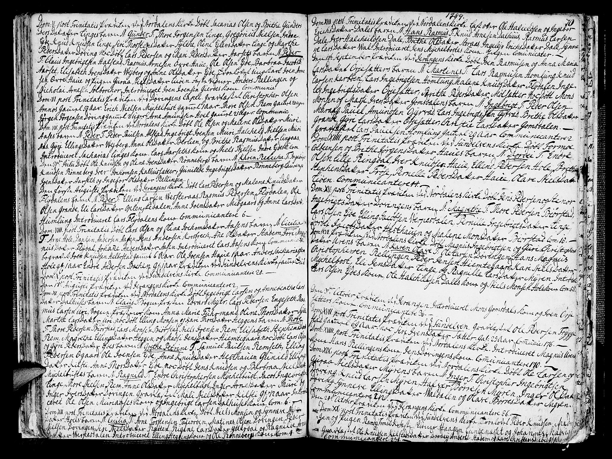 Ministerialprotokoller, klokkerbøker og fødselsregistre - Møre og Romsdal, SAT/A-1454/519/L0245: Parish register (official) no. 519A04, 1774-1816, p. 70