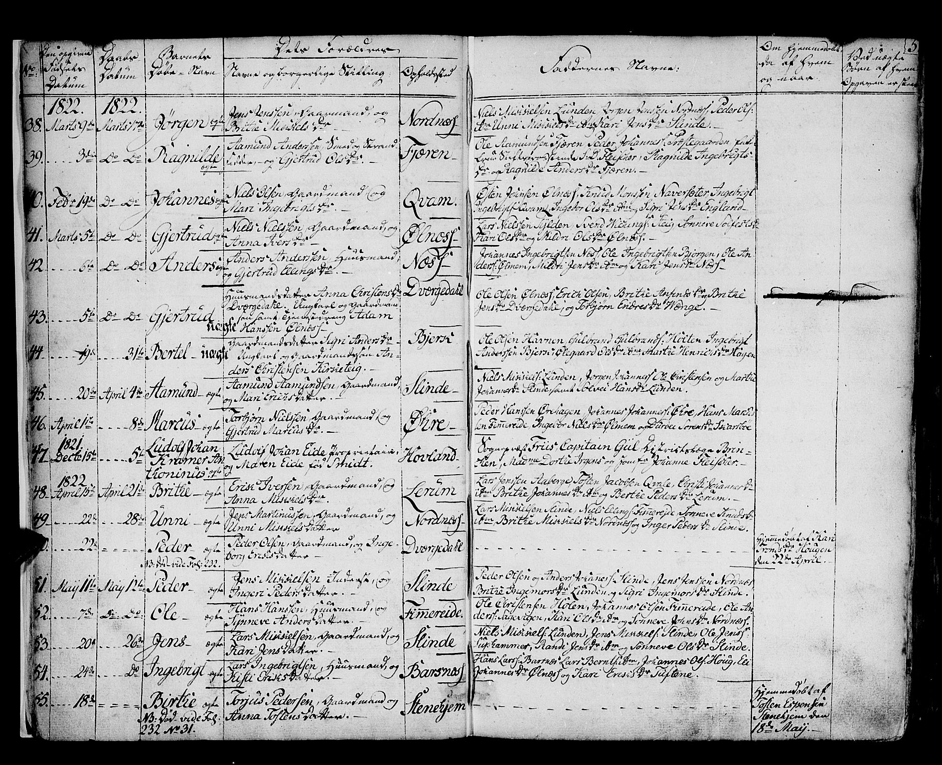 Sogndal sokneprestembete, SAB/A-81301/H/Haa/Haaa/L0010: Parish register (official) no. A 10, 1821-1838, p. 5