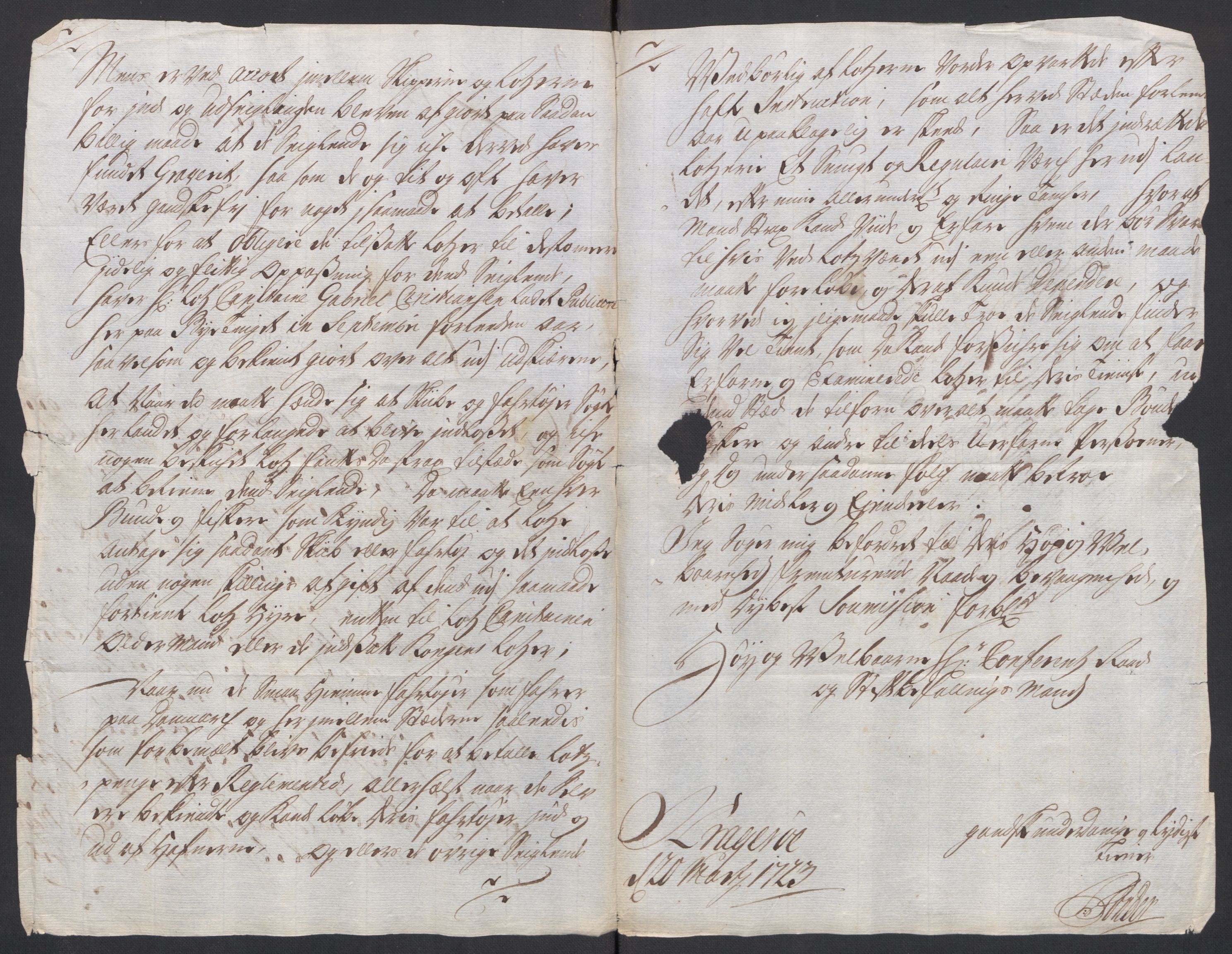 Forskjellige samlinger, Uplasserte saker i Eldre avdeling, AV/RA-EA-4033/F/L0005: Losvesenet., 1723-1807, p. 16
