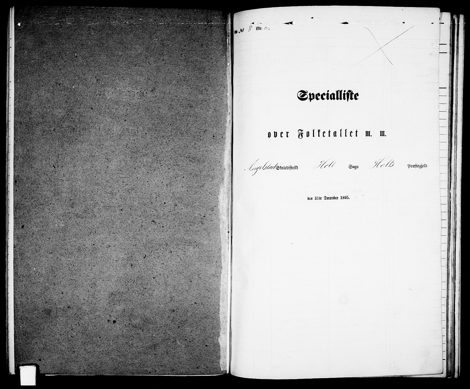 RA, 1865 census for Holt/Holt, 1865, p. 153