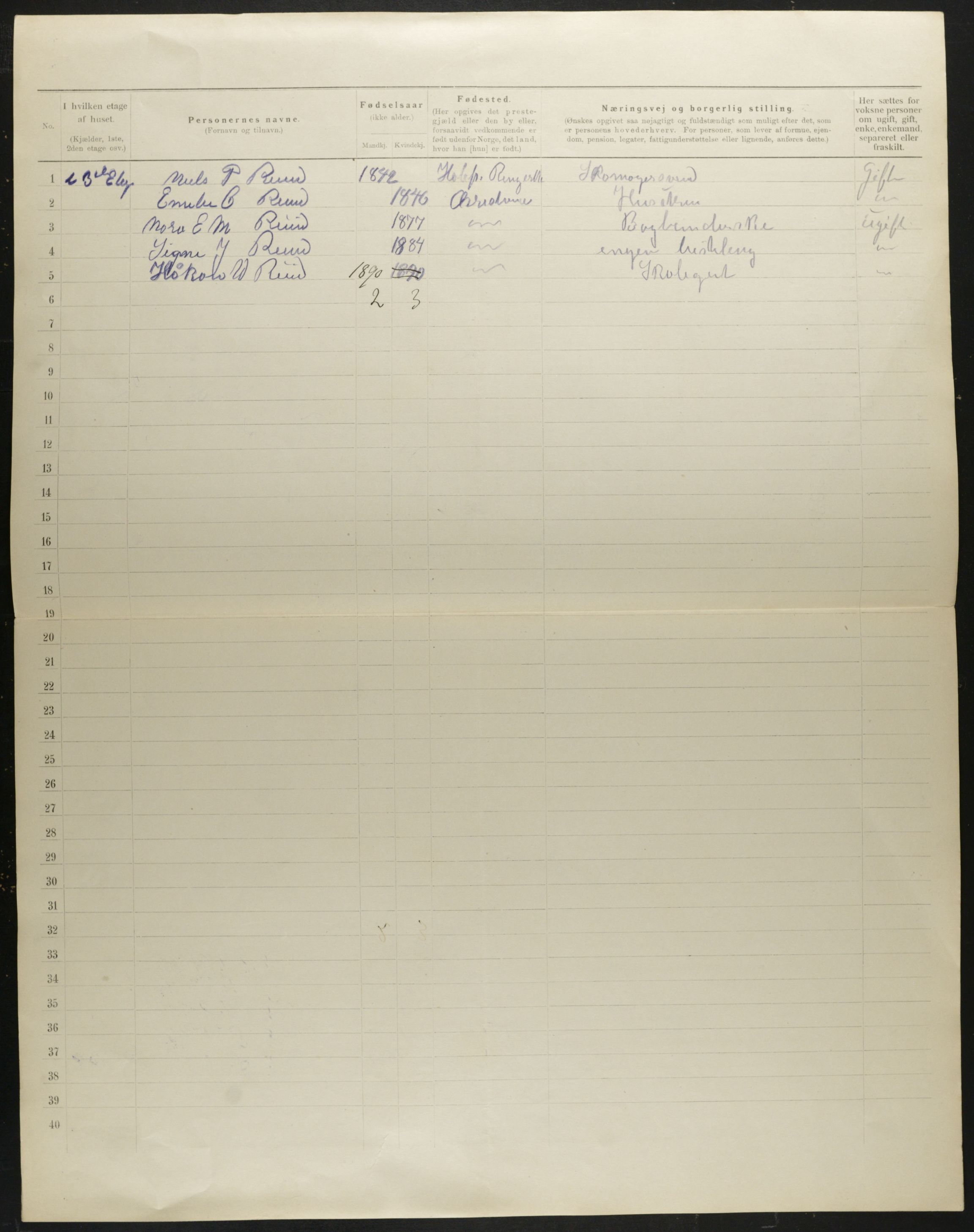 OBA, Municipal Census 1901 for Kristiania, 1901, p. 427