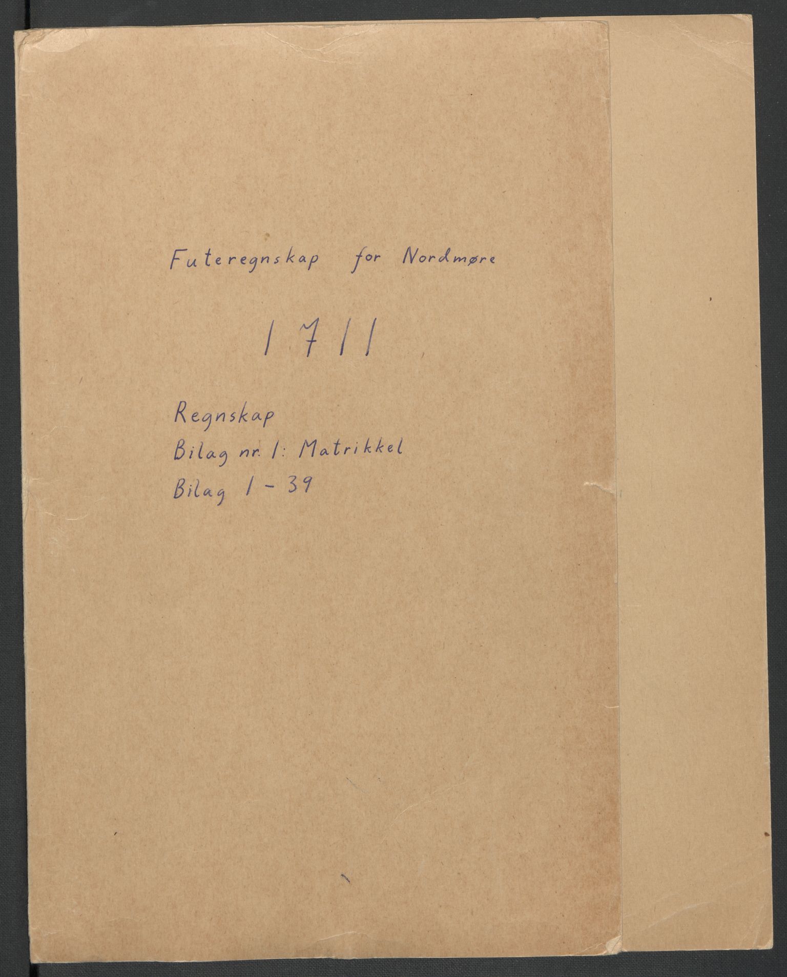 Rentekammeret inntil 1814, Reviderte regnskaper, Fogderegnskap, AV/RA-EA-4092/R56/L3745: Fogderegnskap Nordmøre, 1711, p. 2