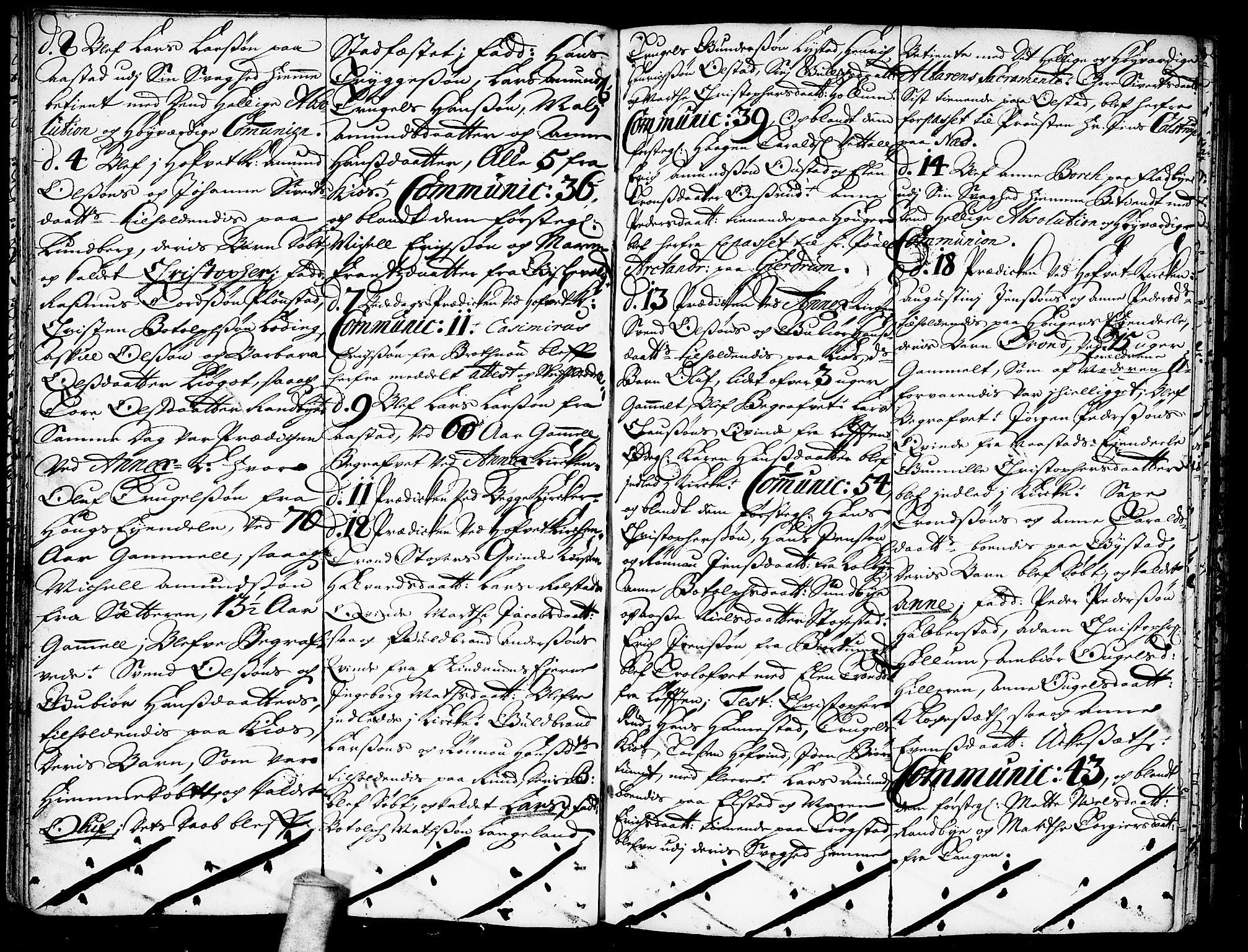 Ullensaker prestekontor Kirkebøker, SAO/A-10236a/F/Fa/L0002: Parish register (official) no. I 2, 1702-1710