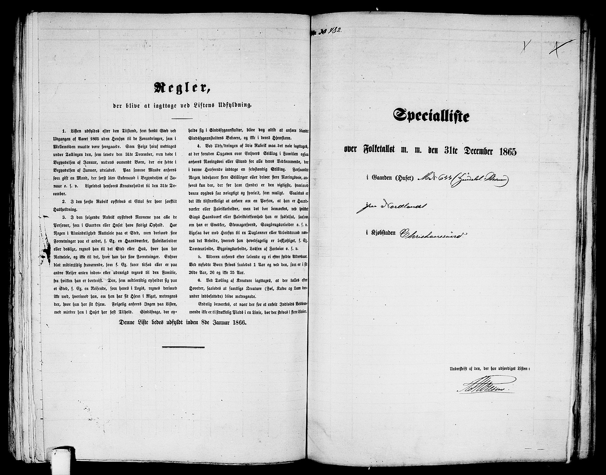 RA, 1865 census for Kristiansund/Kristiansund, 1865, p. 980