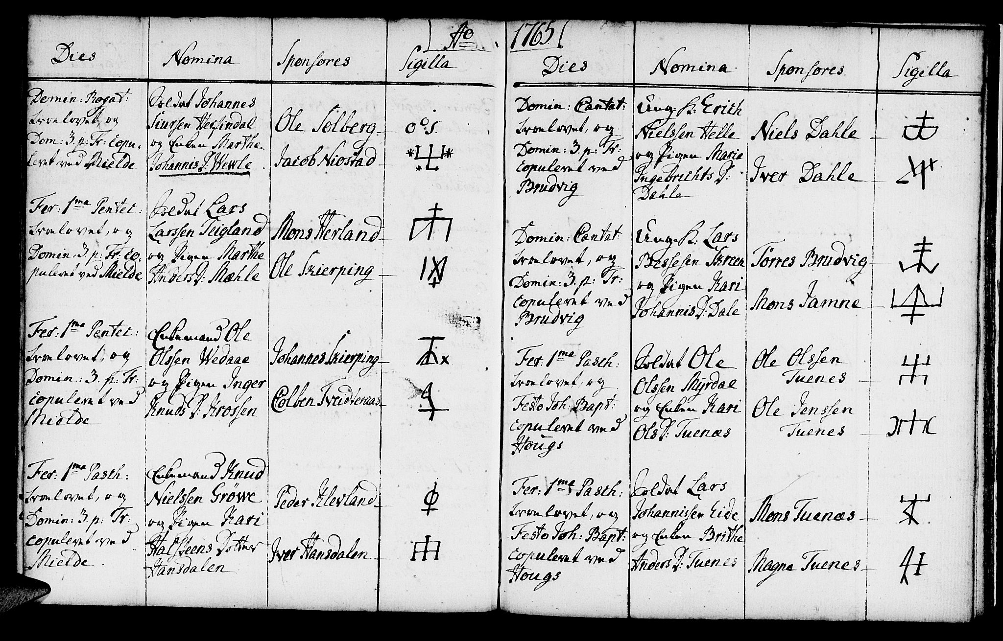 Haus sokneprestembete, AV/SAB-A-75601/H/Haa: Parish register (official) no. A 8, 1754-1769, p. 170