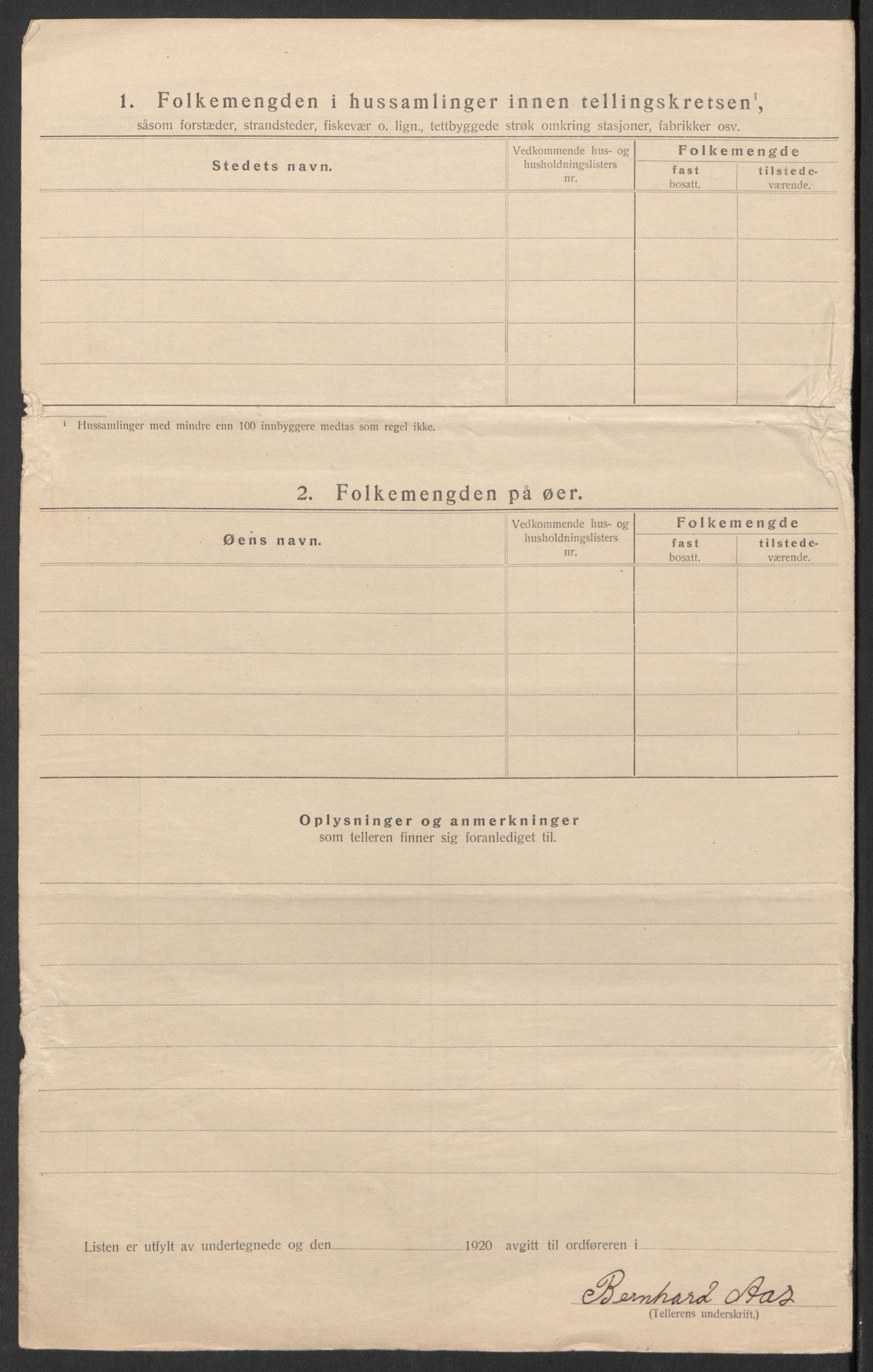 SAK, 1920 census for Lyngdal, 1920, p. 38