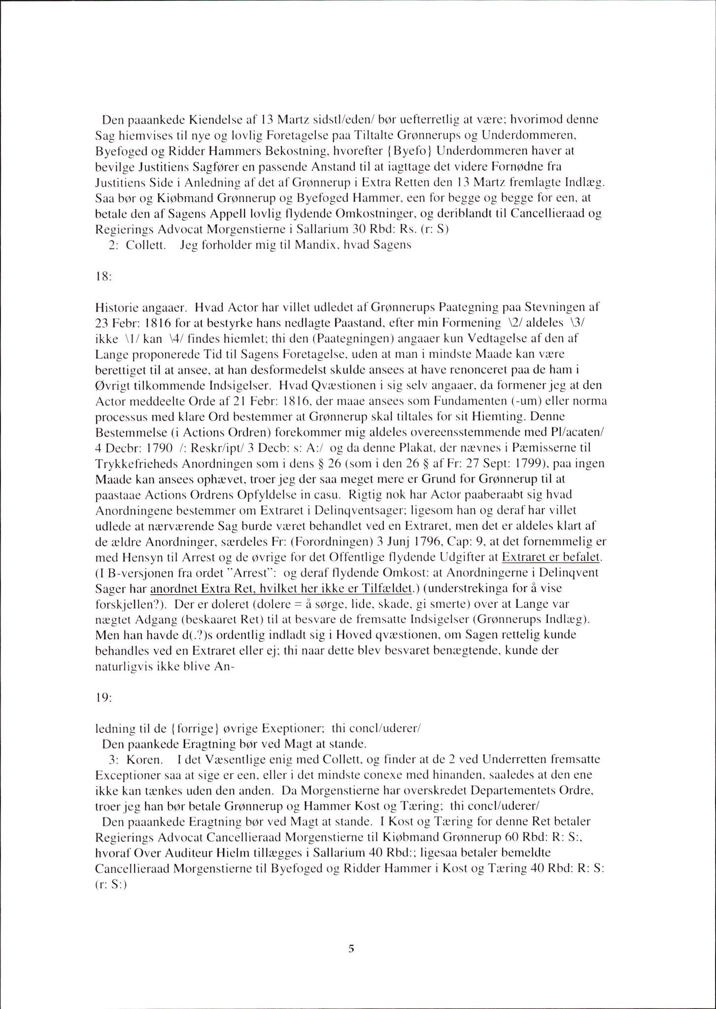 Samling av fulltekstavskrifter, SAB/FULLTEKST/C/0001: 69 utvalgte høyesterettsdommer, 1815-1863