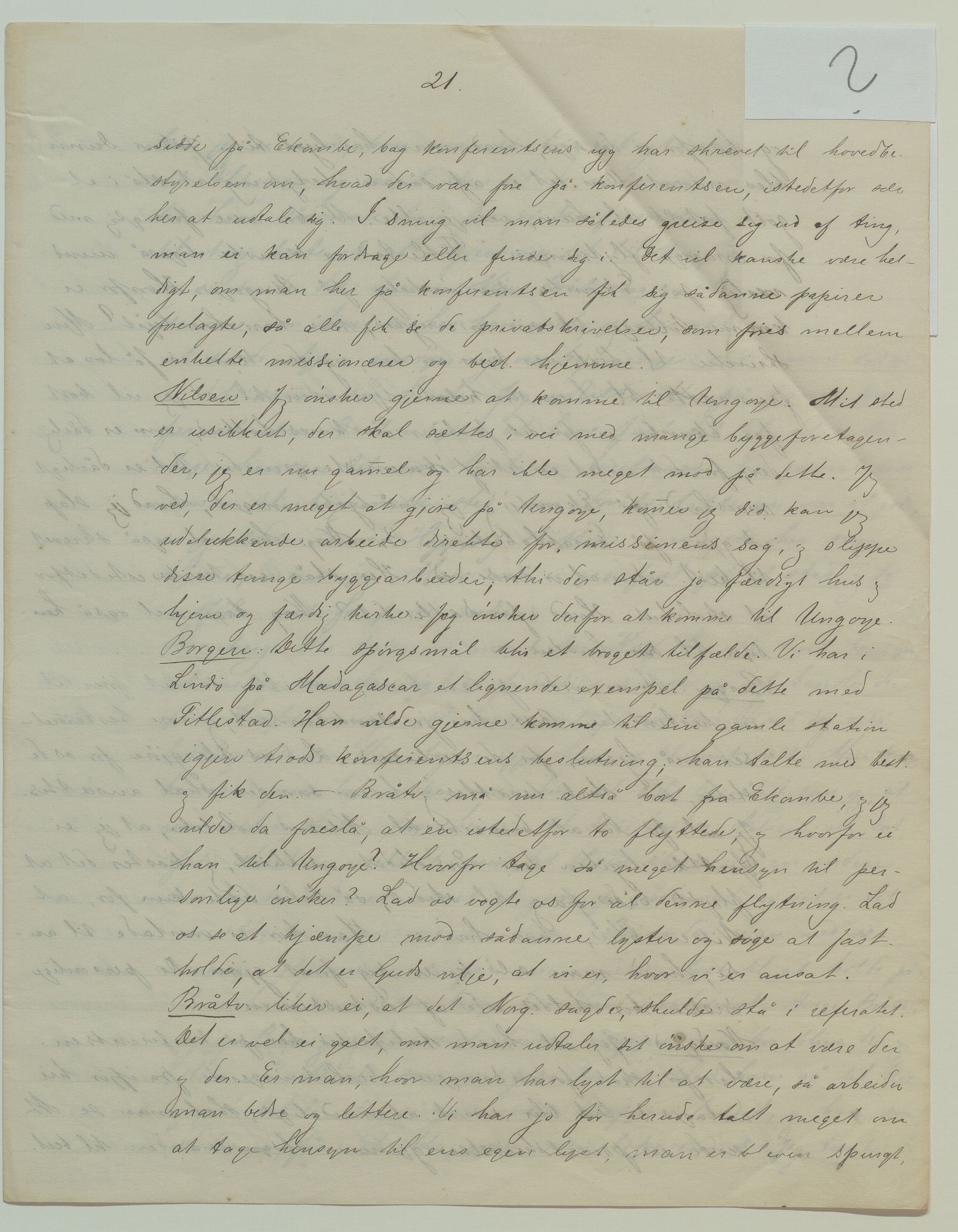 Det Norske Misjonsselskap - hovedadministrasjonen, VID/MA-A-1045/D/Da/Daa/L0039/0011: Konferansereferat og årsberetninger / Konferansereferat fra Sør-Afrika., 1893, p. 21