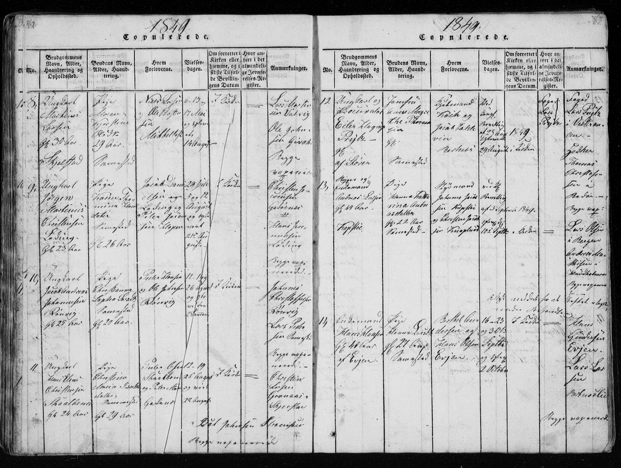 Ministerialprotokoller, klokkerbøker og fødselsregistre - Nordland, AV/SAT-A-1459/801/L0026: Parish register (copy) no. 801C01, 1820-1855, p. 362-363