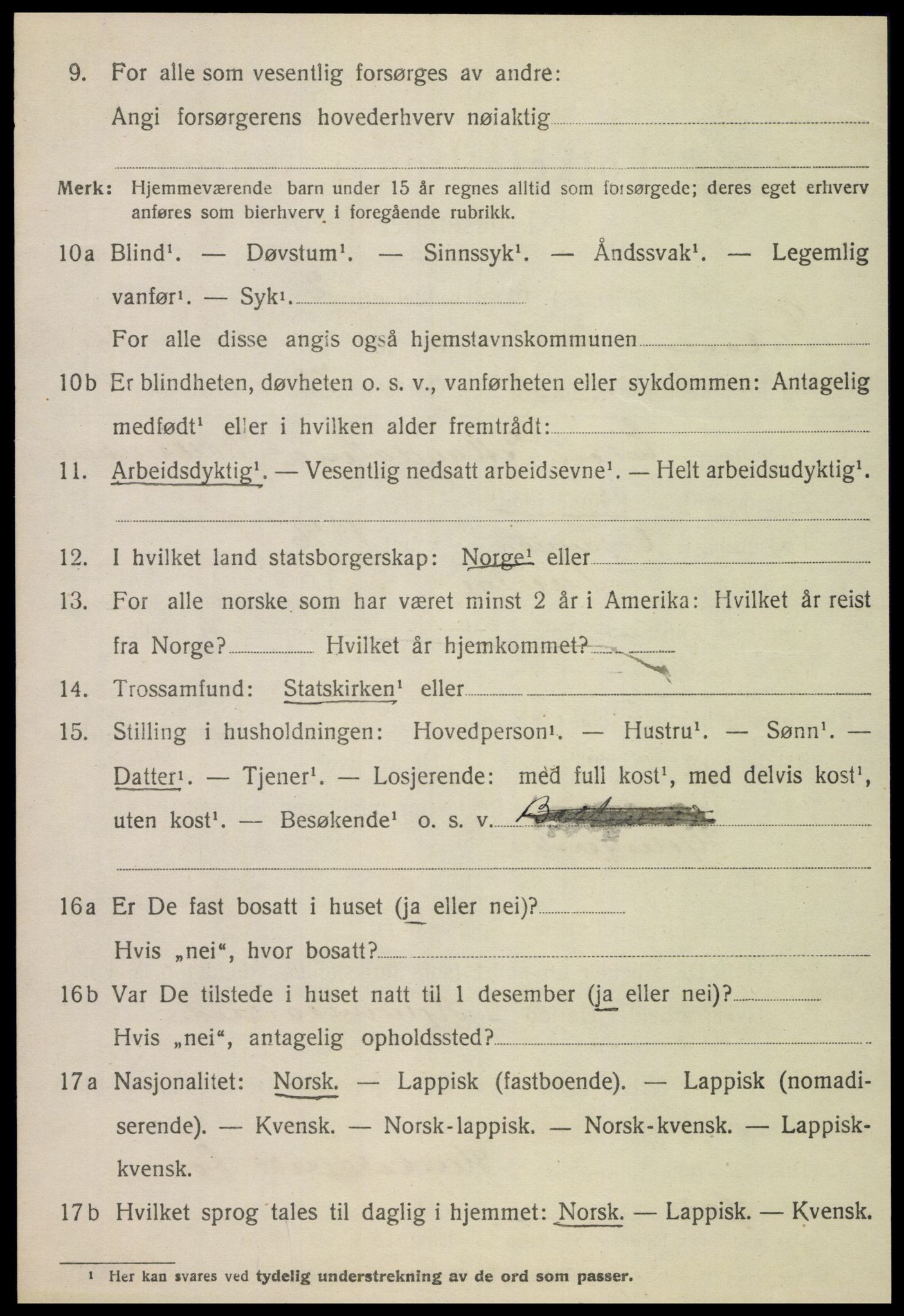 SAT, 1920 census for Grong, 1920, p. 6528