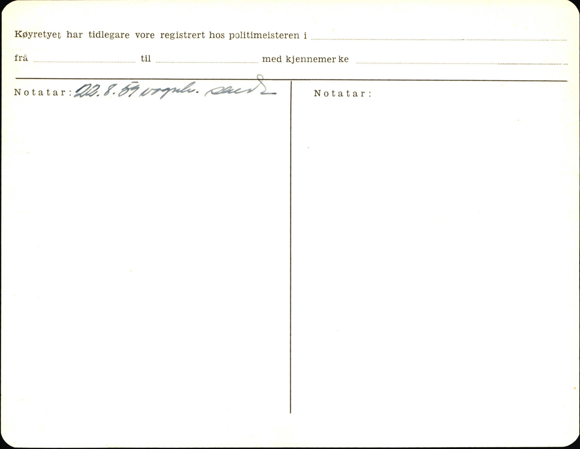 Statens vegvesen, Sogn og Fjordane vegkontor, AV/SAB-A-5301/4/F/L0006: Registerkort utmeldte Fjordane S8300-9500, 1930-1961, p. 198