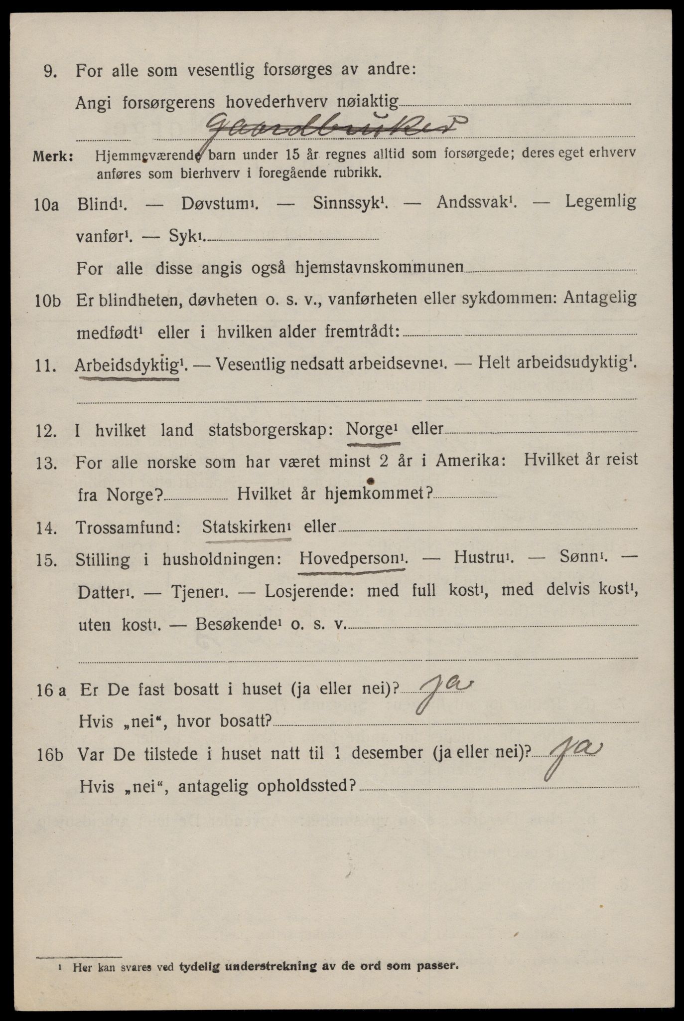 SAST, 1920 census for Sand, 1920, p. 790