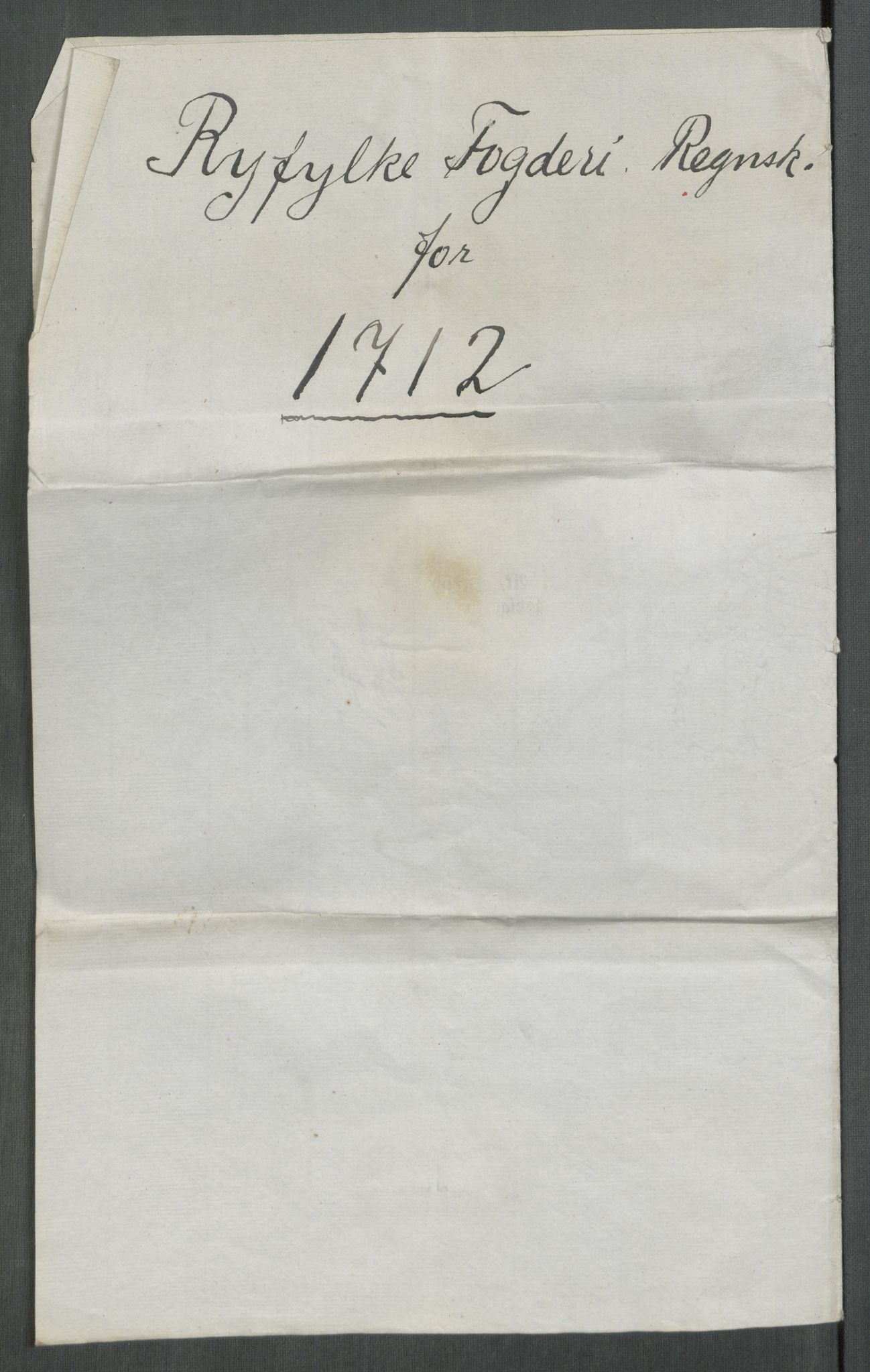 Rentekammeret inntil 1814, Reviderte regnskaper, Fogderegnskap, AV/RA-EA-4092/R47/L2865: Fogderegnskap Ryfylke, 1712, p. 5