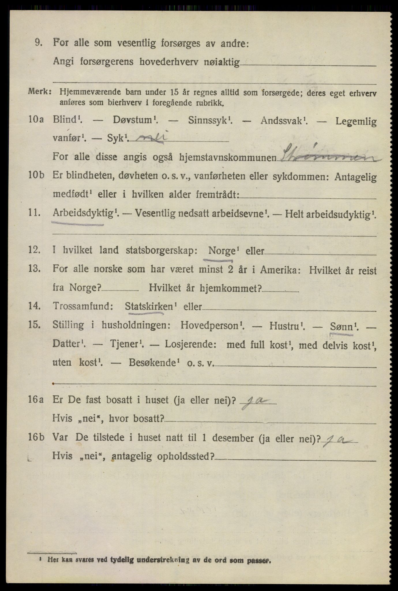 SAO, 1920 census for Skedsmo, 1920, p. 8382