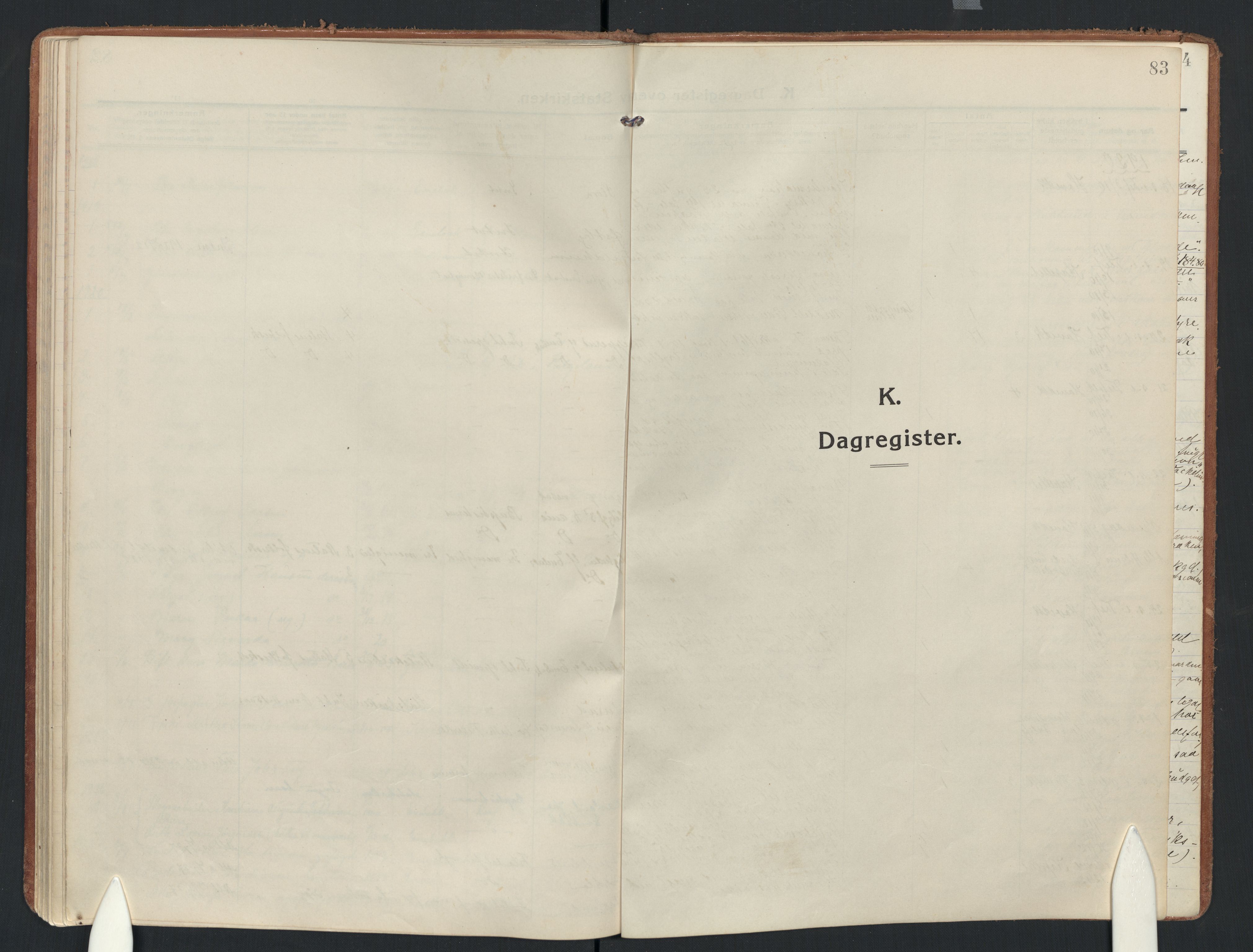 Enebakk prestekontor Kirkebøker, SAO/A-10171c/F/Fb/L0003: Parish register (official) no. II 3, 1912-1946, p. 83