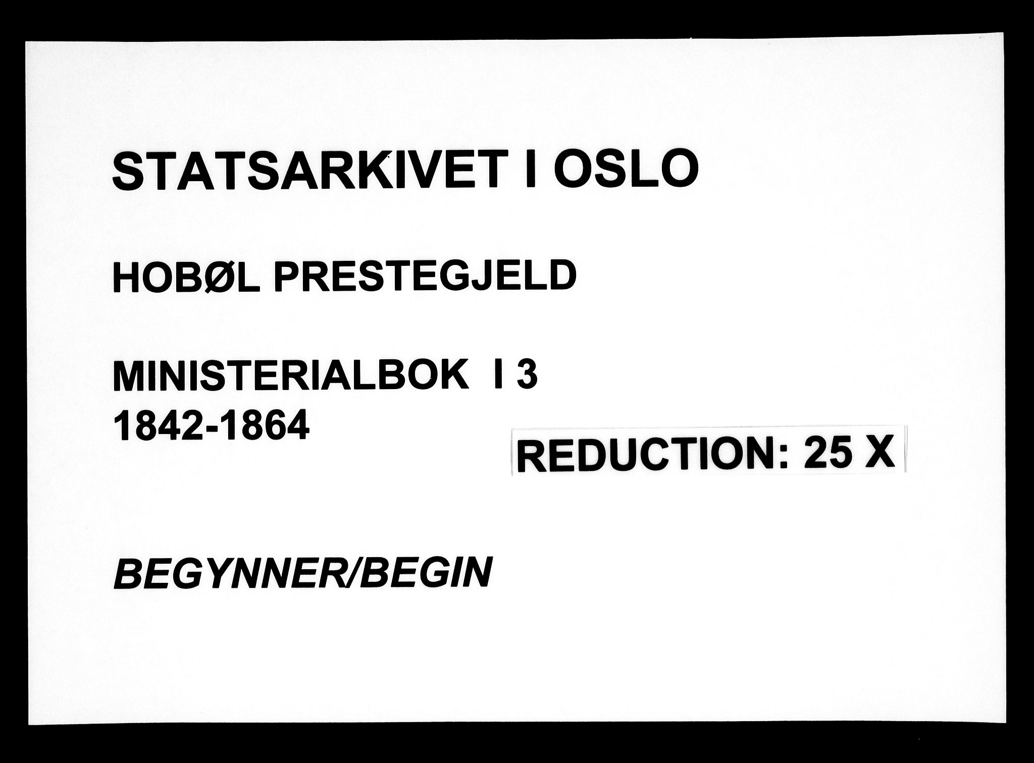 Hobøl prestekontor Kirkebøker, SAO/A-2002/F/Fa/L0003: Parish register (official) no. I 3, 1842-1864
